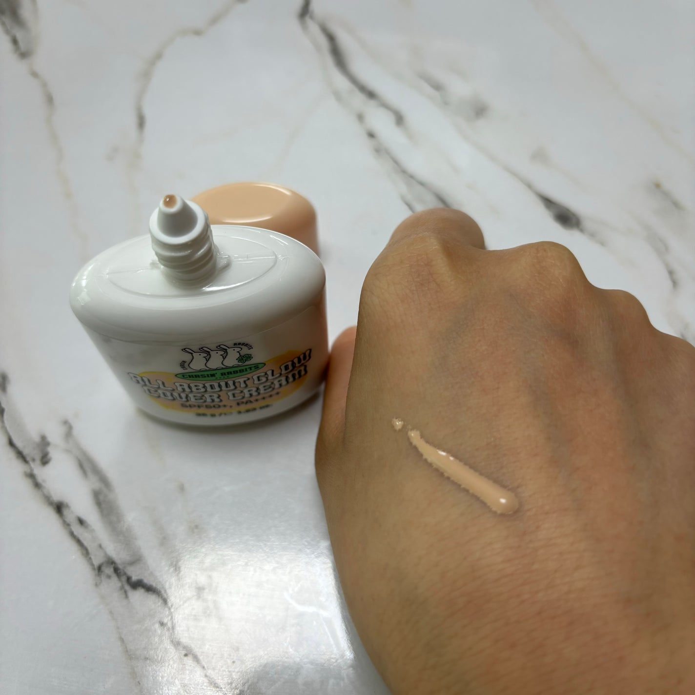 オールアバウトグロウカバークリーム/CHASIN'RABBITS/日焼け止めクリームを使ったクチコミ(2枚目)