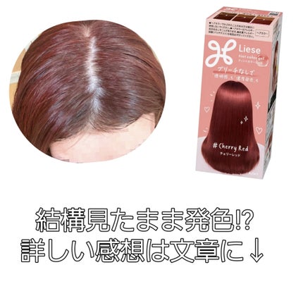 リーゼ ティントカラージェル/リーゼ/ヘアカラーを使ったクチコミ(2枚目)