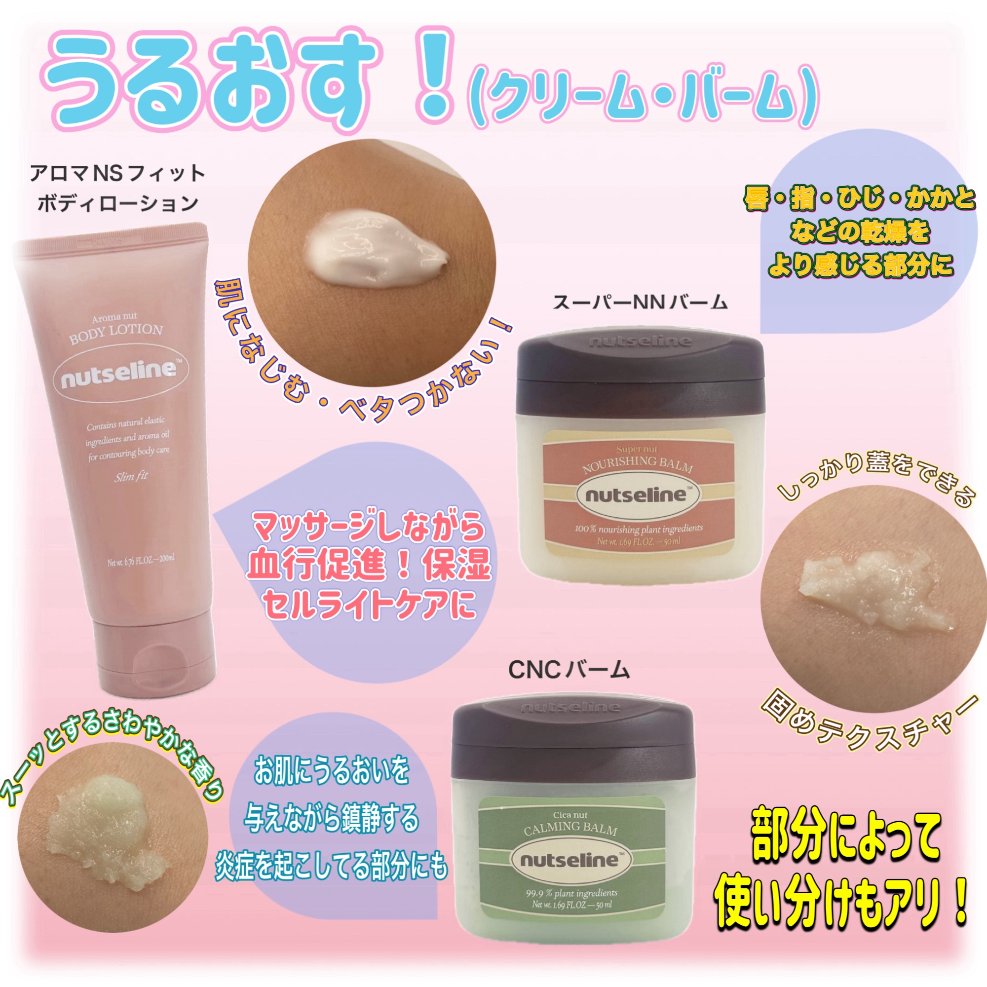 cica nut calming balm/ナッツセリン/フェイスバームを使ったクチコミ（3枚目）