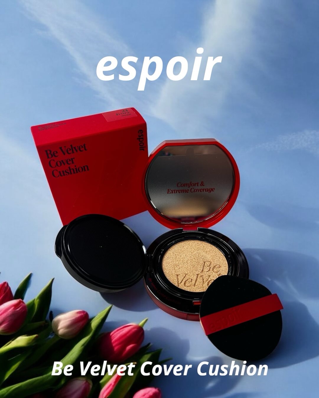 ビーベルベットカバークッション/espoir/クッションファンデーションを使ったクチコミ（1枚目）
