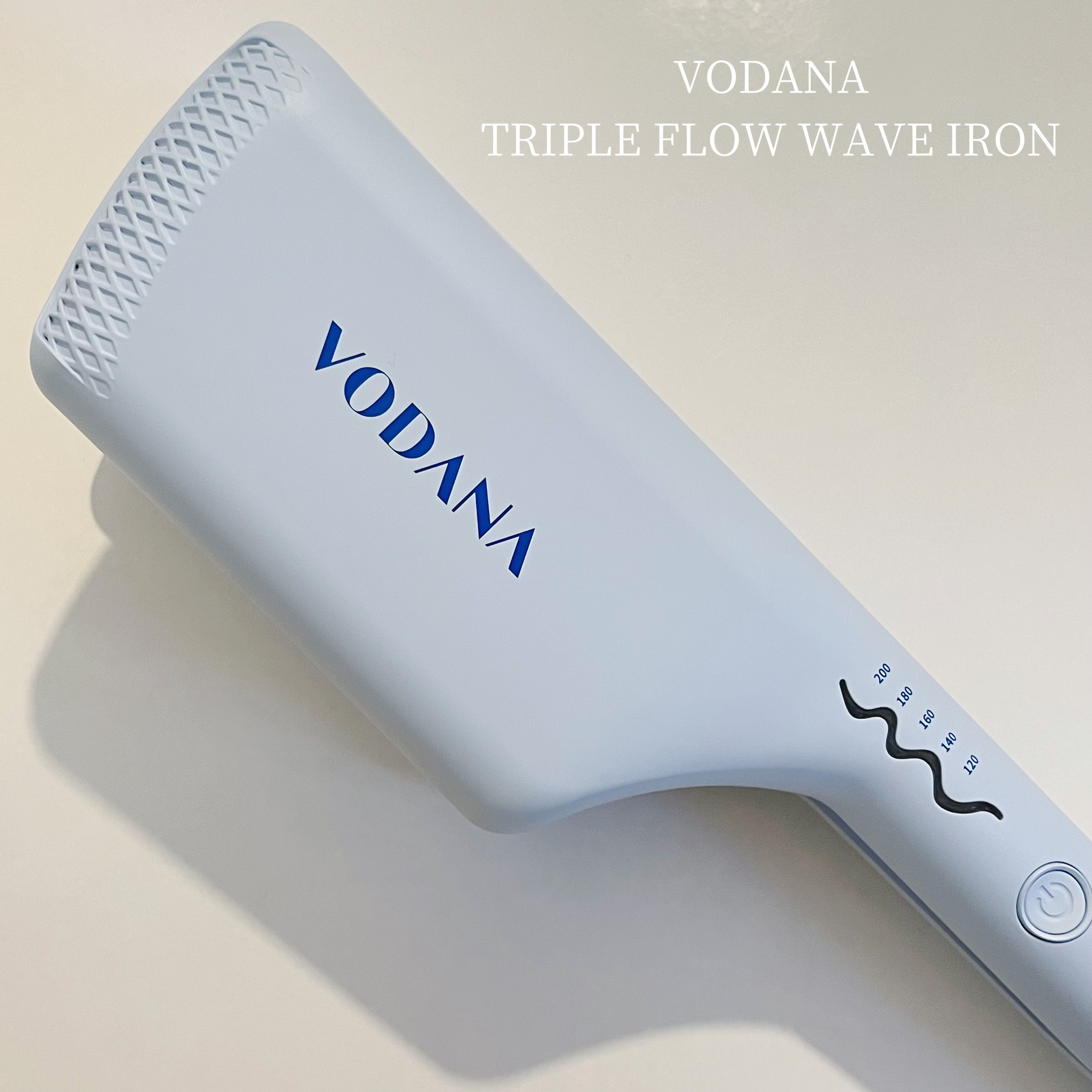 トリプルフローウェーブアイロン 32mm/40mm クリーミーブルー 40mm/VODANA (ボダナ)/カールアイロンを使ったクチコミ（1枚目）