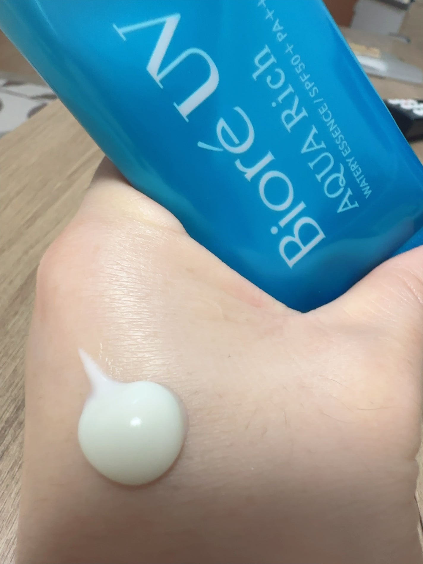 ビオレUV アクアリッチ ウォータリーエッセンス/ビオレ/日焼け止めローションを使ったクチコミ(1枚目)