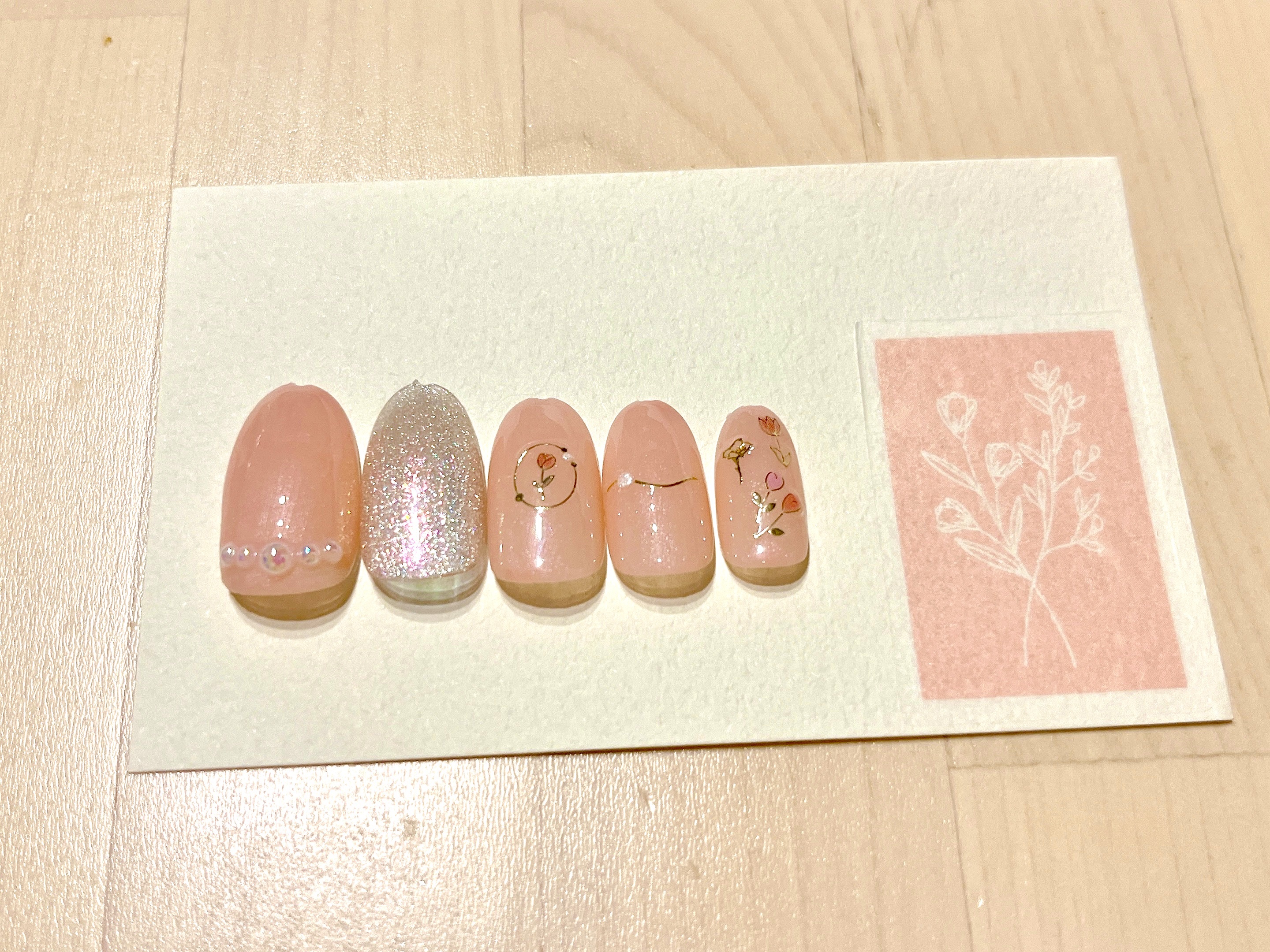 ジェルネイル（ライト対応）/セリア/ジェルネイルを使ったクチコミ（2枚目）