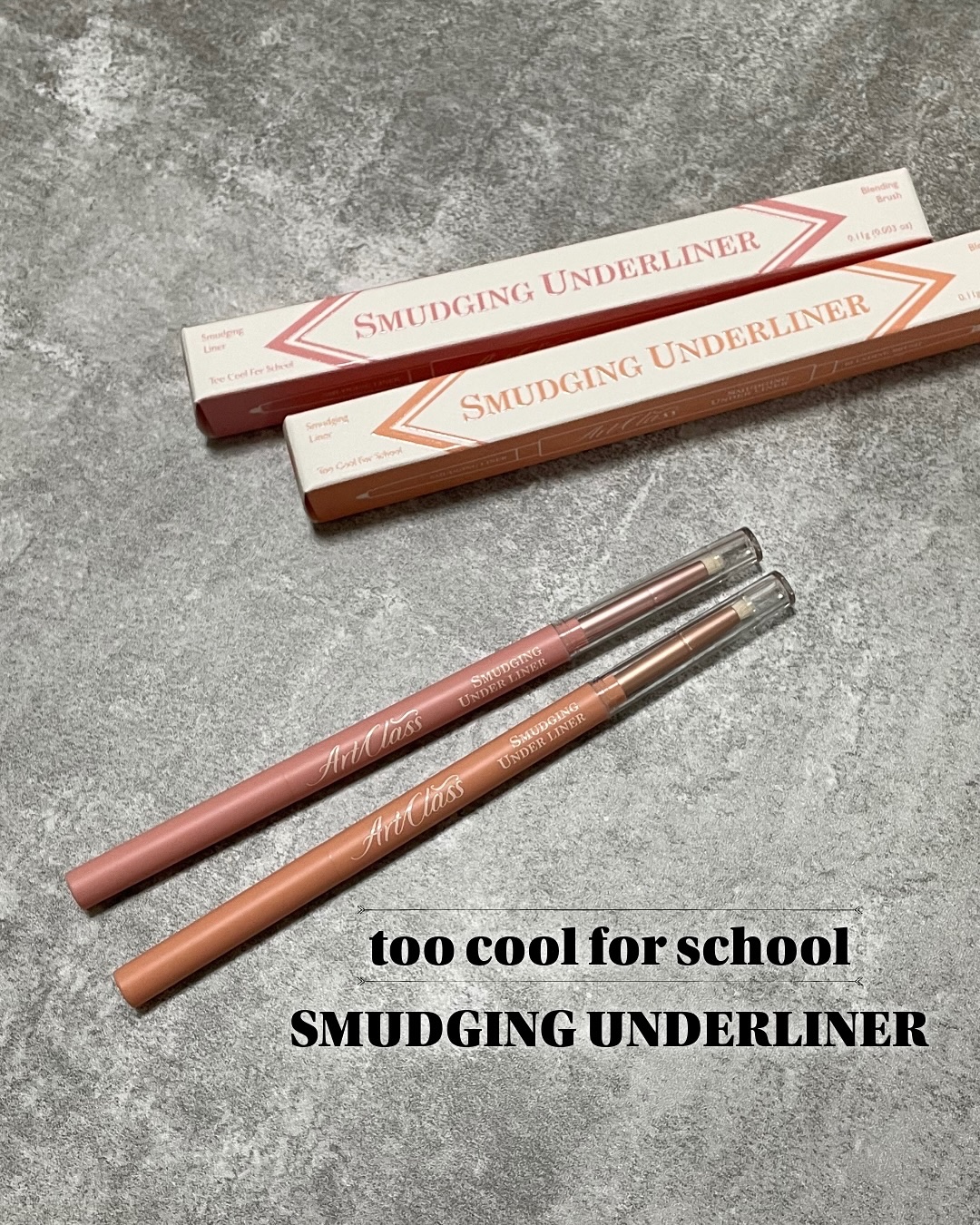 アートクラス スマージングアンダーライナー/too cool for school/ペンシルアイライナーを使ったクチコミ（2枚目）