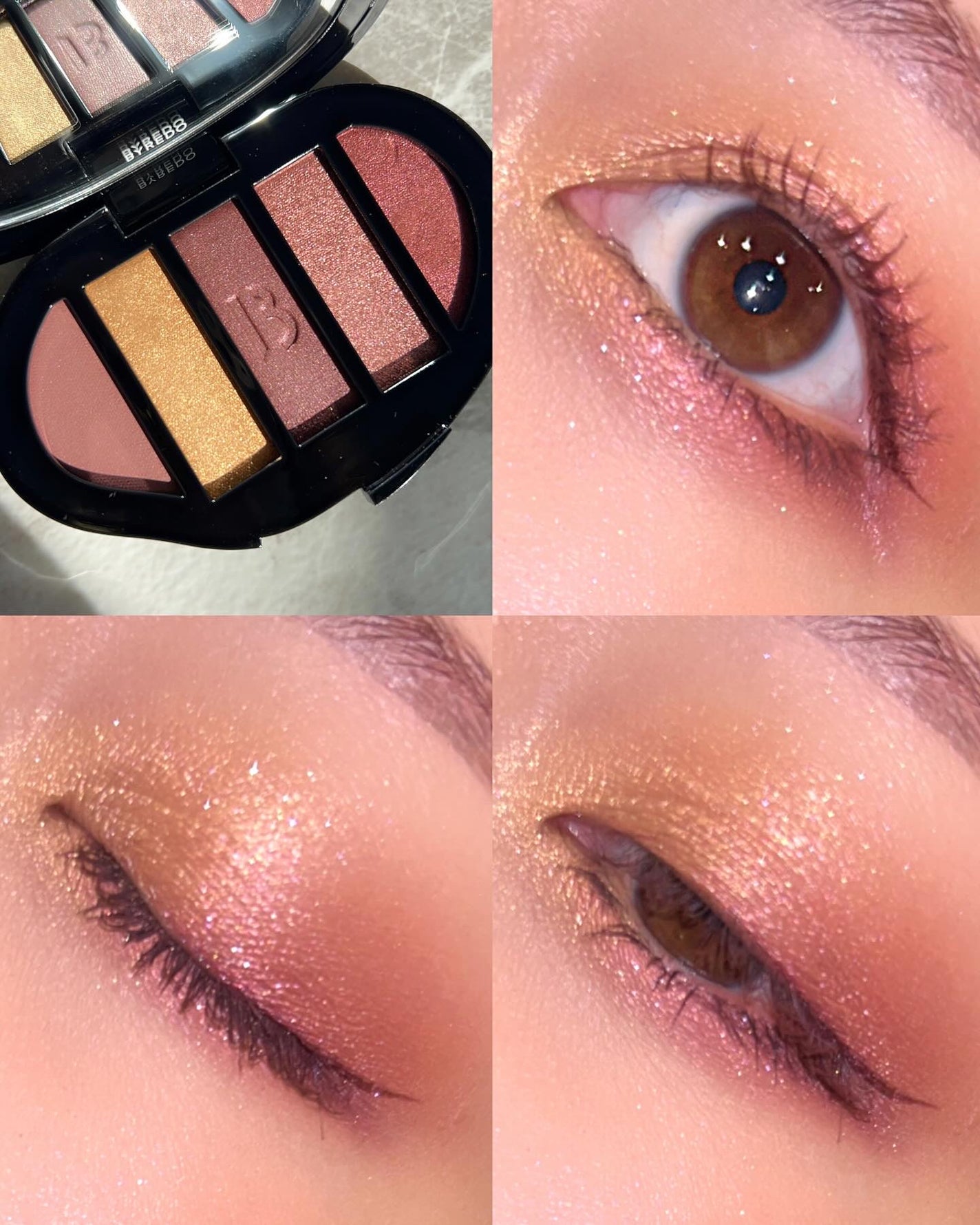 Eina on LIPS 「.#えいな毎日メイクBYREDOの#アイシャドウ5カラーズ週間..」(8枚目)