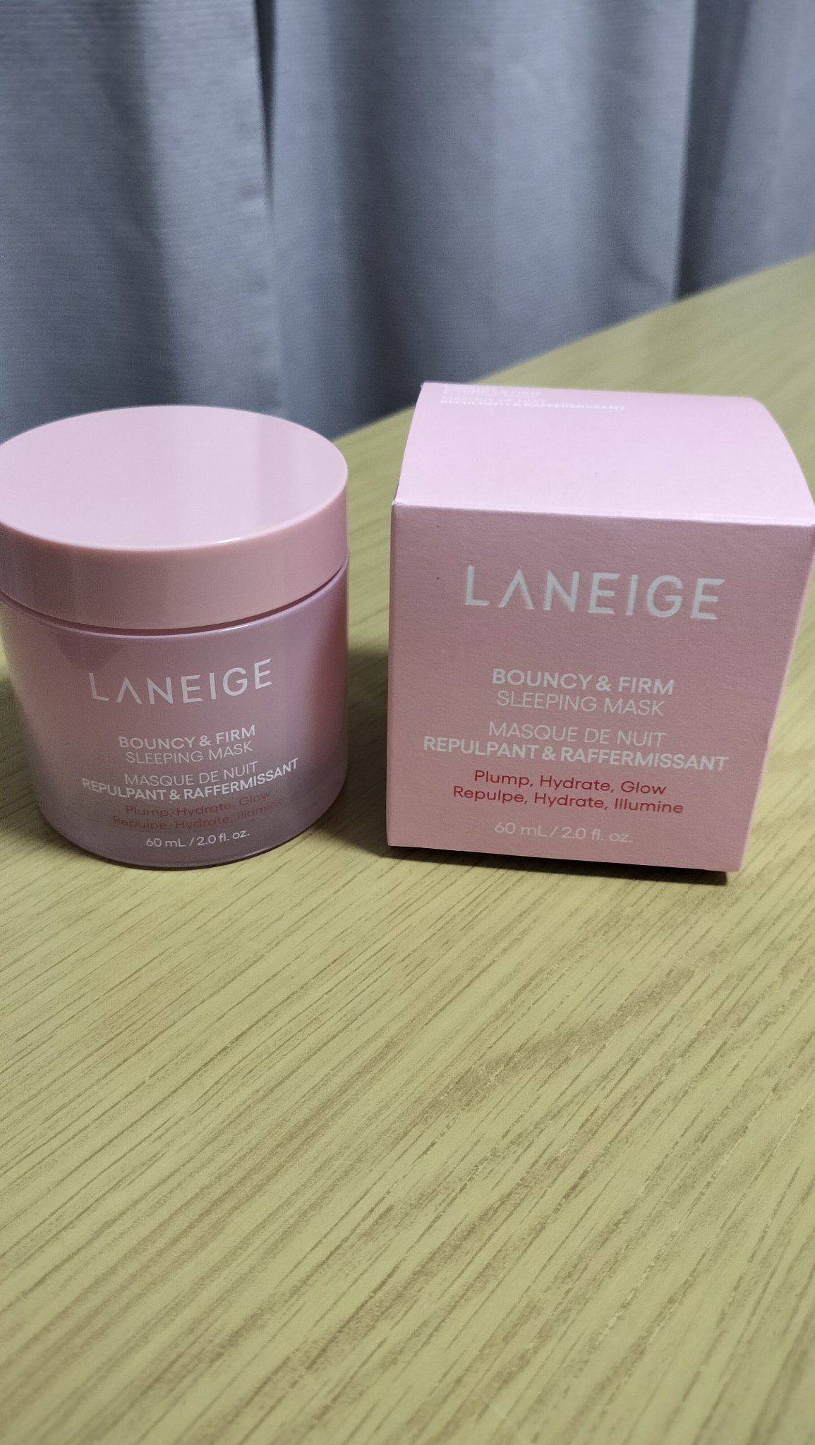 バウンシースリーピングマスク/LANEIGE/フェイスクリームを使ったクチコミ（2枚目）