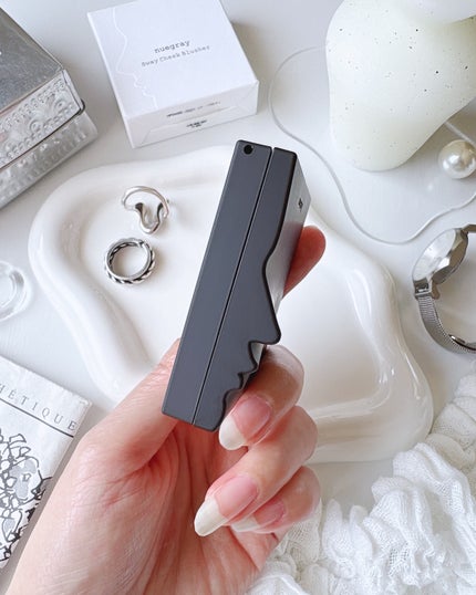 スウェイチークブラッシャー/nuegray/ジェル・クリームチークを使ったクチコミ(4枚目)