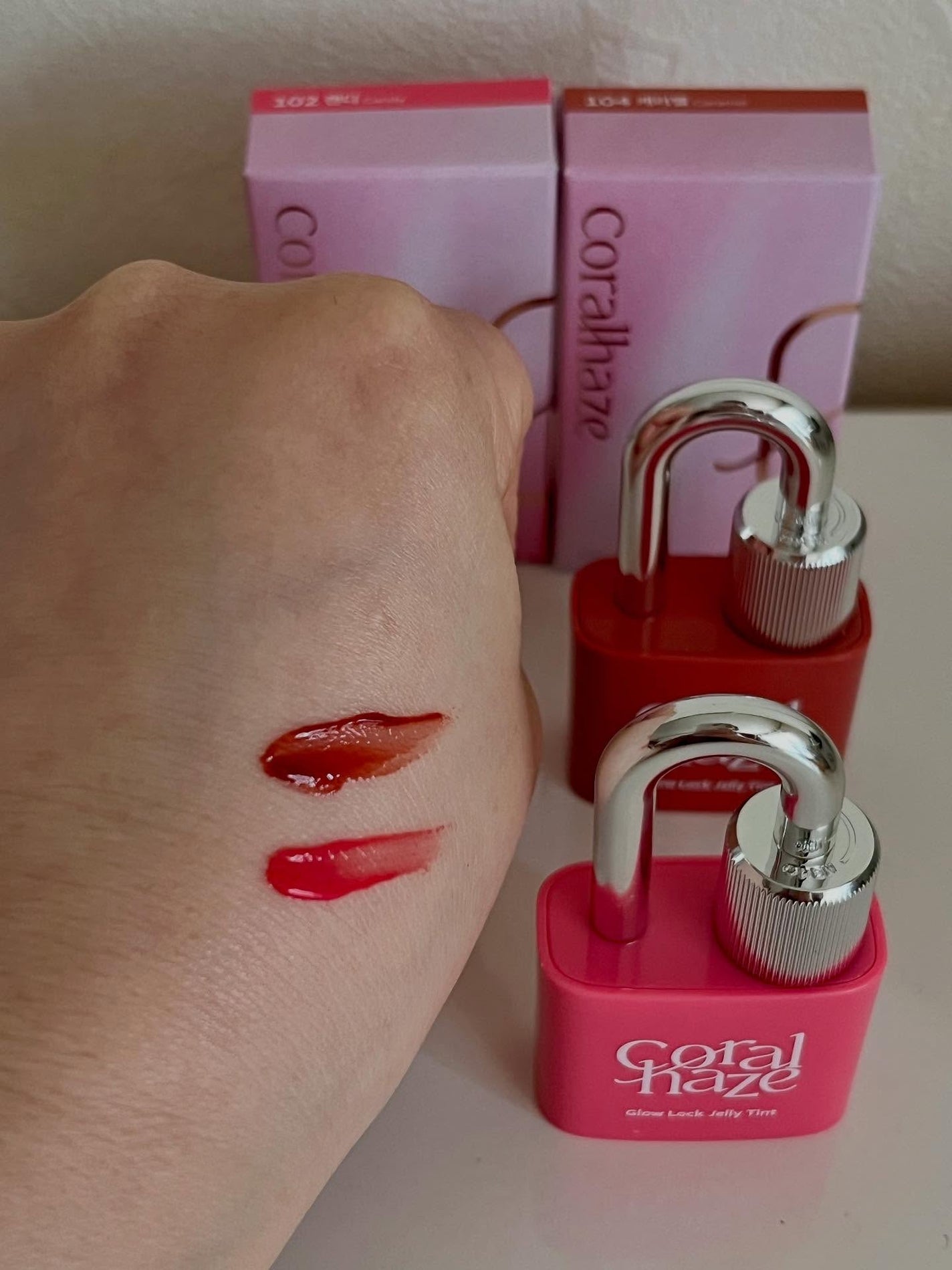 グロウロックゼリーティント/Coralhaze/リップティントを使ったクチコミ(4枚目)