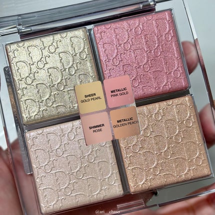 ディオール バックステージ フェイス グロウ パレット/Dior/ハイライトを使ったクチコミ(2枚目)