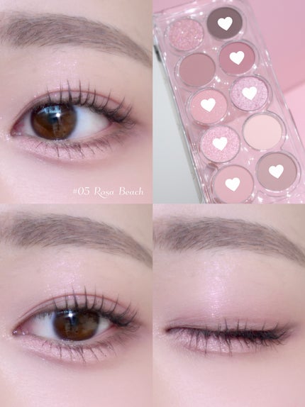 ライトオンアイズシャドウパレット/ルミル/アイシャドウパレットを使ったクチコミ(4枚目)