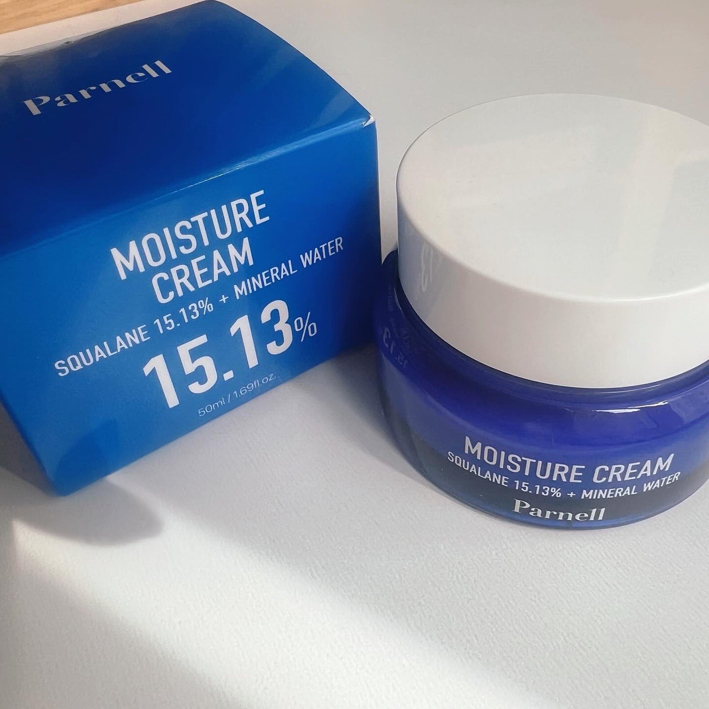 スクワラン 15.13 ミネラルウォーター 保湿ケア クリーム/parnell/フェイスクリームを使ったクチコミ(1枚目)