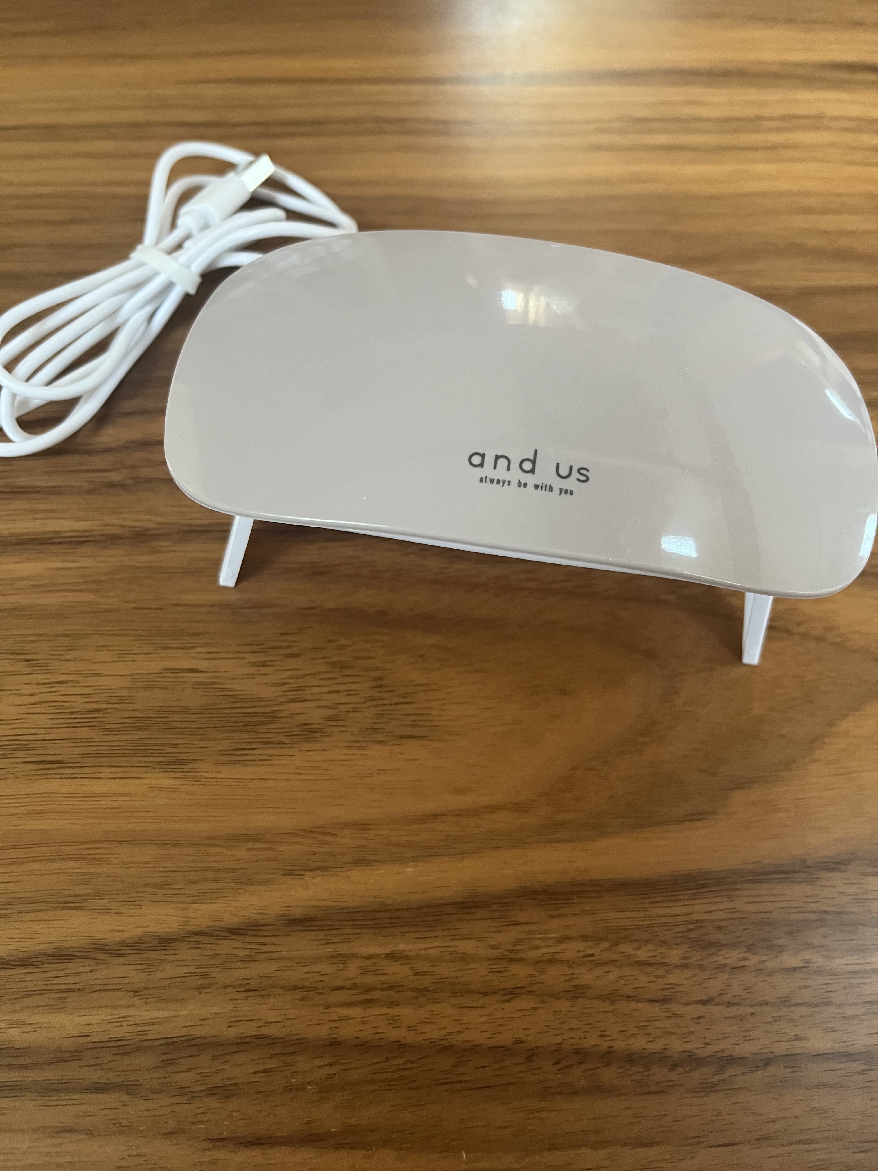 and us UV LED NAIL LIGHT/and us/ネイル用品を使ったクチコミ（3枚目）