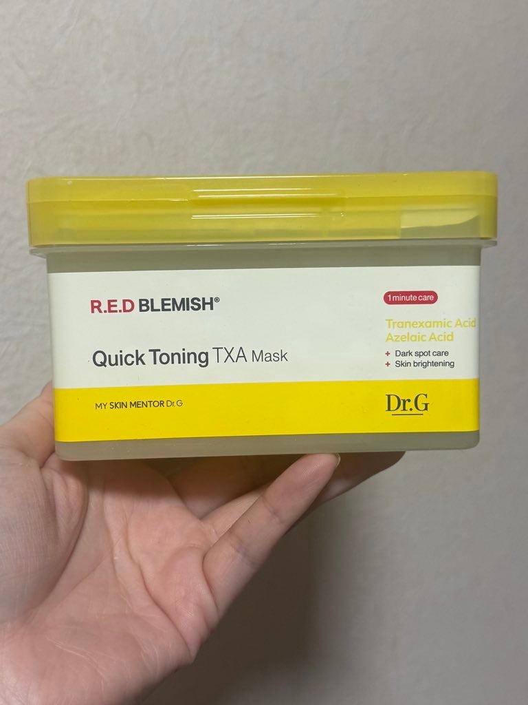 レッドブレミッシュ クイックトーニングTXAマスク/Dr.G/シートマスク・パックを使ったクチコミ(1枚目)