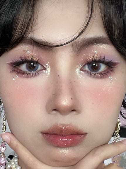 つけまつげ のり不要/MLEN DIARY/つけまつげを使ったクチコミ(3枚目)