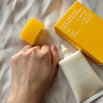 ポアブライトニングケアサンクリーム/celimax/日焼け止めクリームを使ったクチコミ(6枚目)