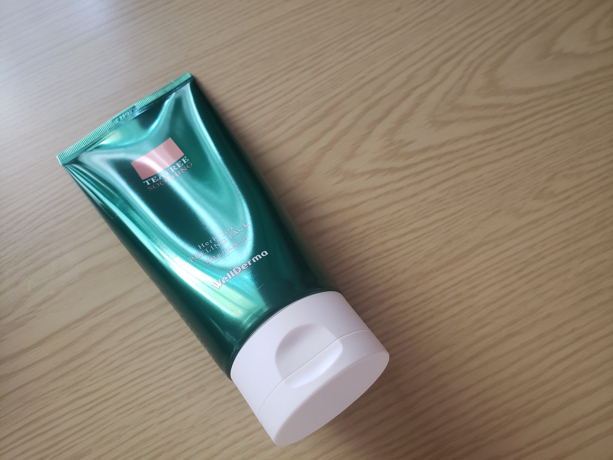 ティーツリーハーブピーリングパック/WellDerma/洗い流すパック・マスクを使ったクチコミ（3枚目）