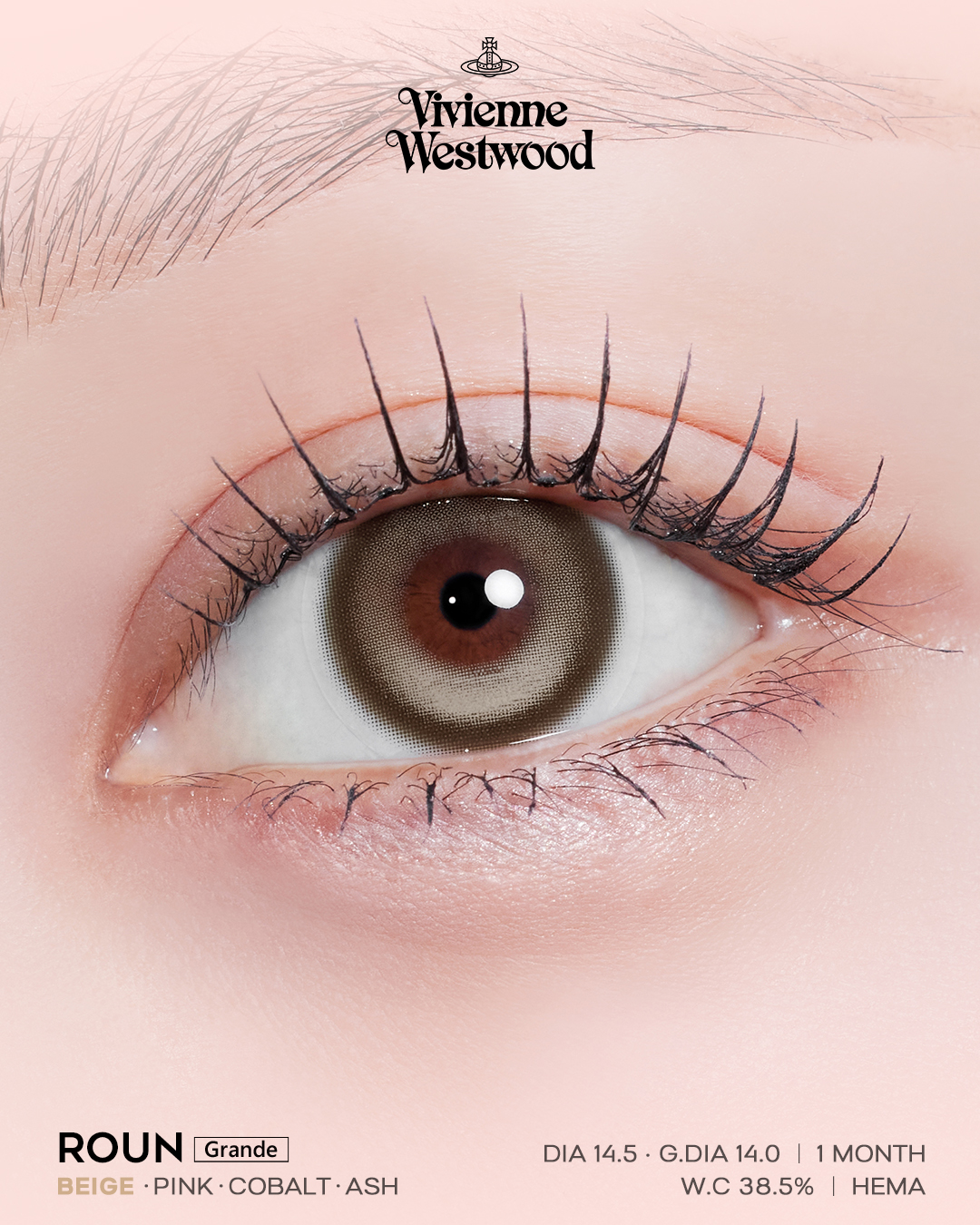 VivienneWestwood 1month ラウングランデ_ベージュ