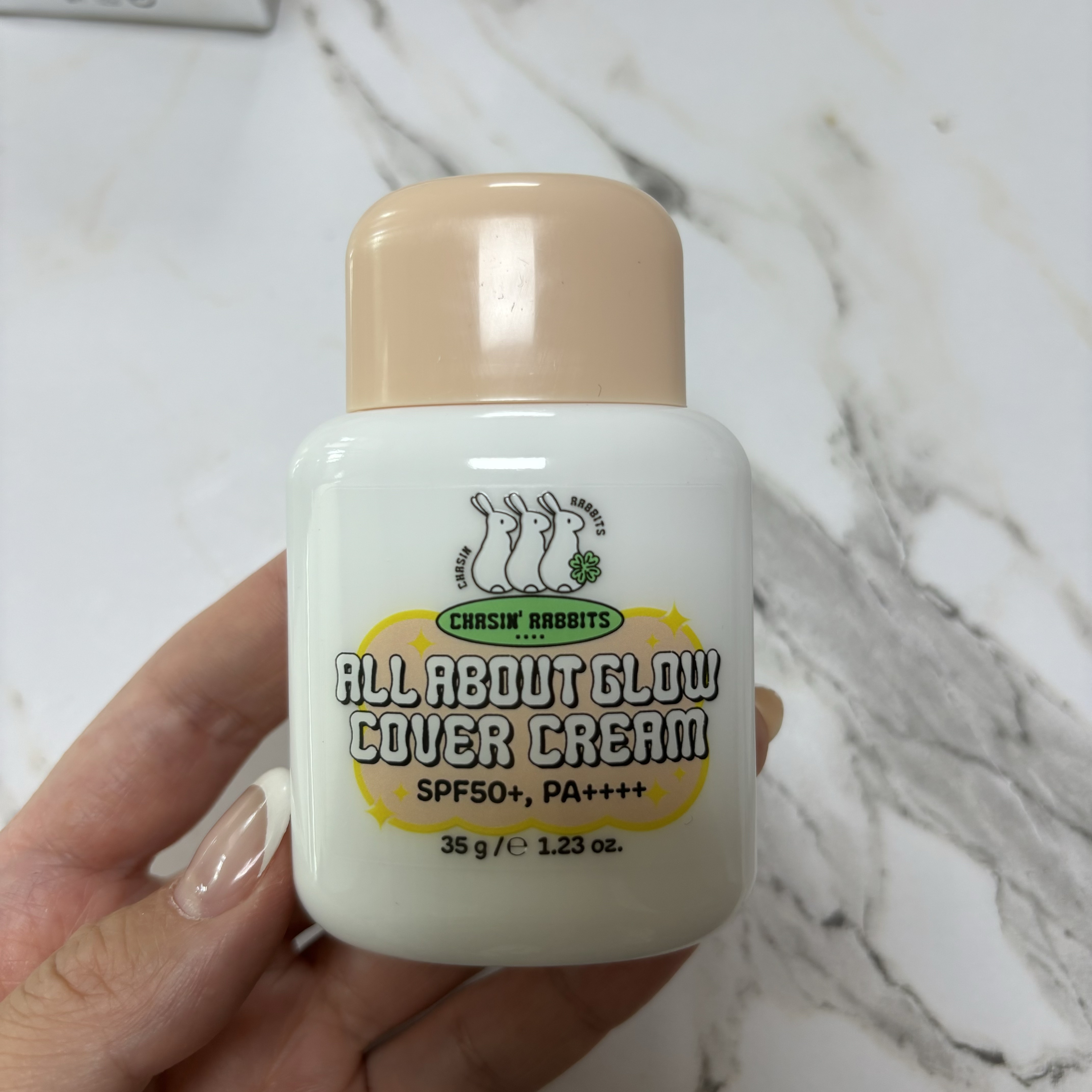 オールアバウトグロウカバークリーム/CHASIN'RABBITS/日焼け止めクリームを使ったクチコミ（1枚目）