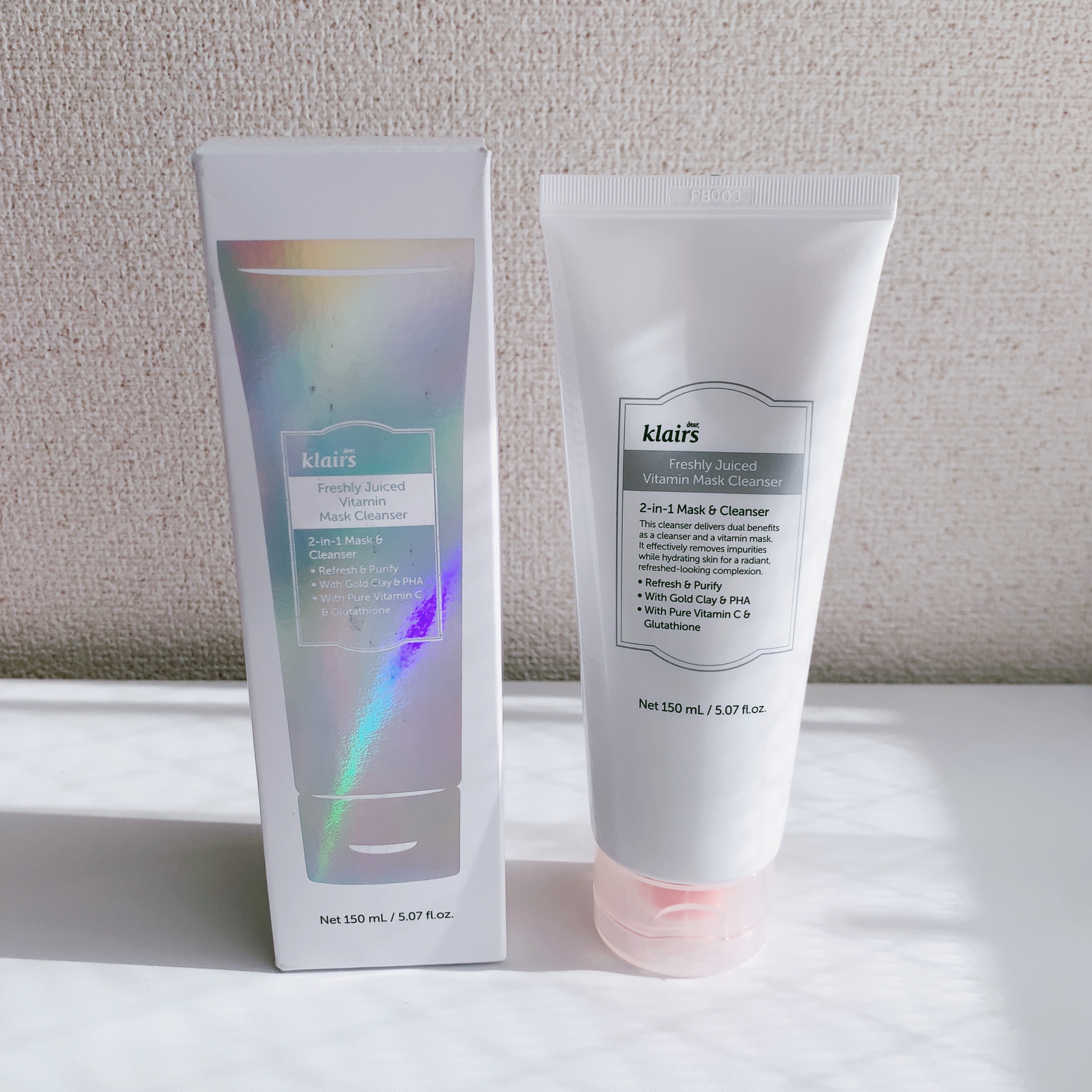 ヒアルビタグルパッククレンザー/Klairs/洗顔フォームを使ったクチコミ（1枚目）