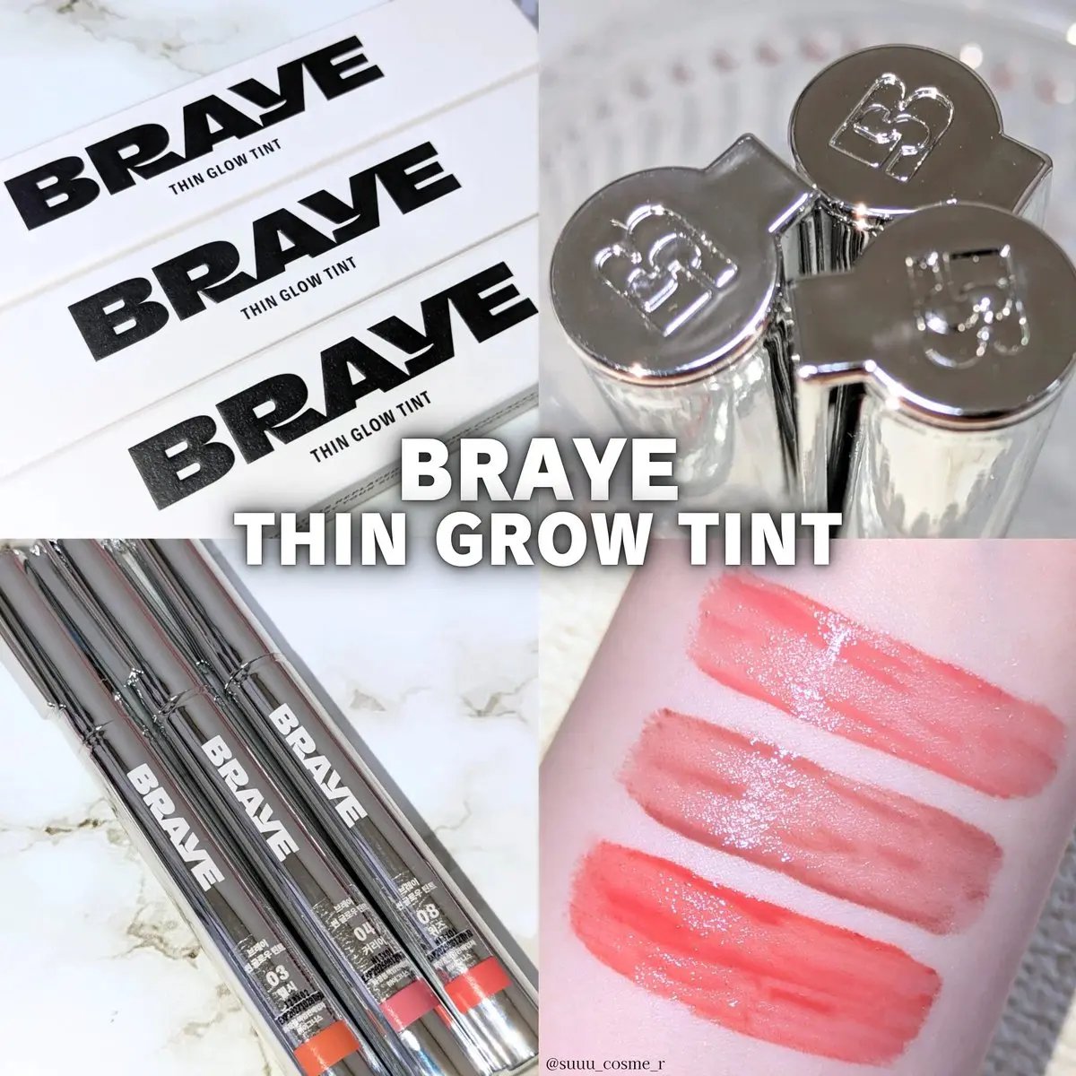 THIN GLOW TINT/BRAYE/口紅を使ったクチコミ（1枚目）