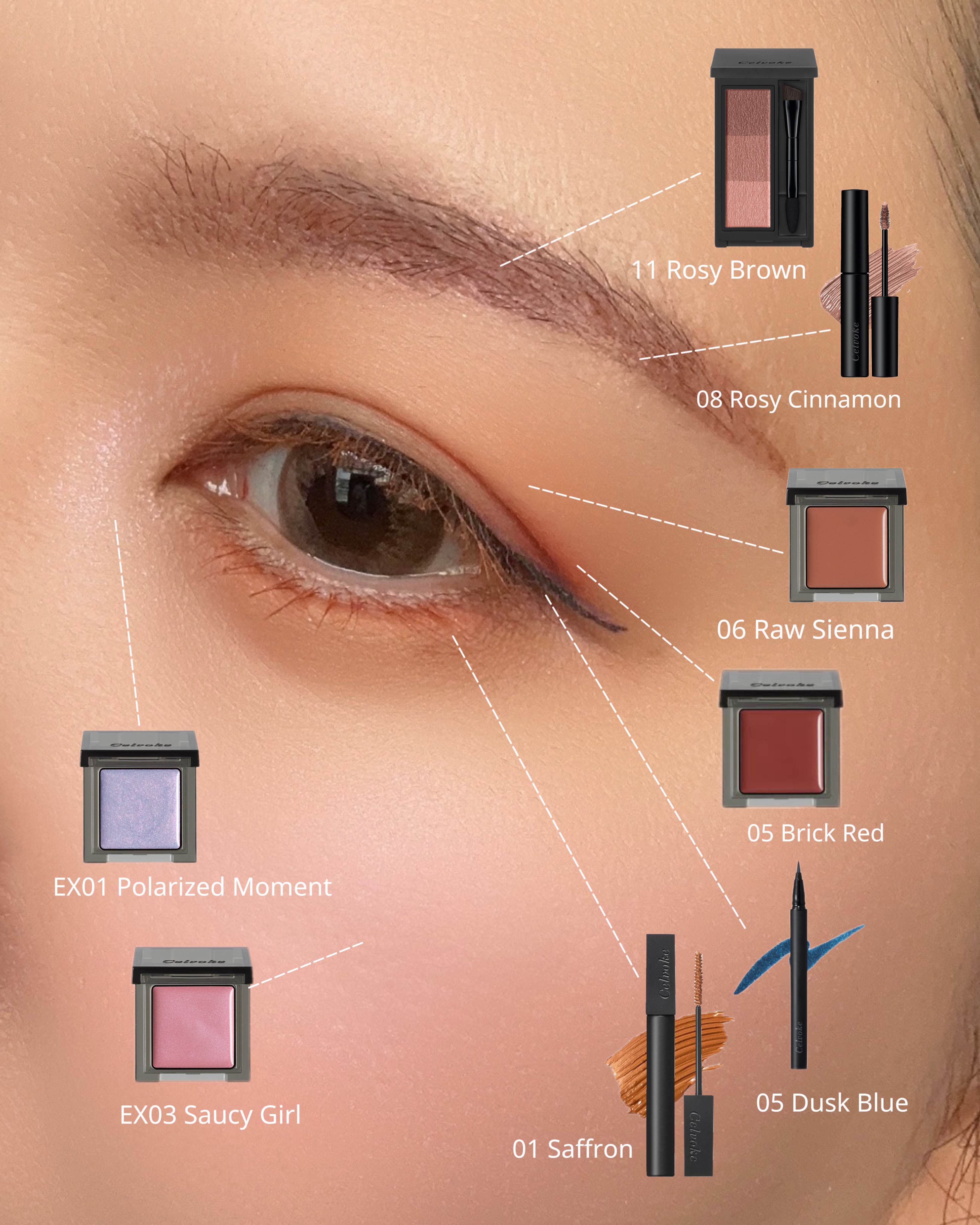 セルヴォーク インフィニトリー カラー N/Celvoke/単色アイシャドウを使ったクチコミ（2枚目）