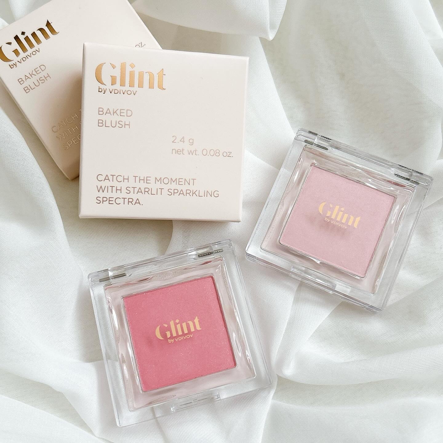 ベイクドブラッシュ/Glint/パウダーチークを使ったクチコミ（1枚目）