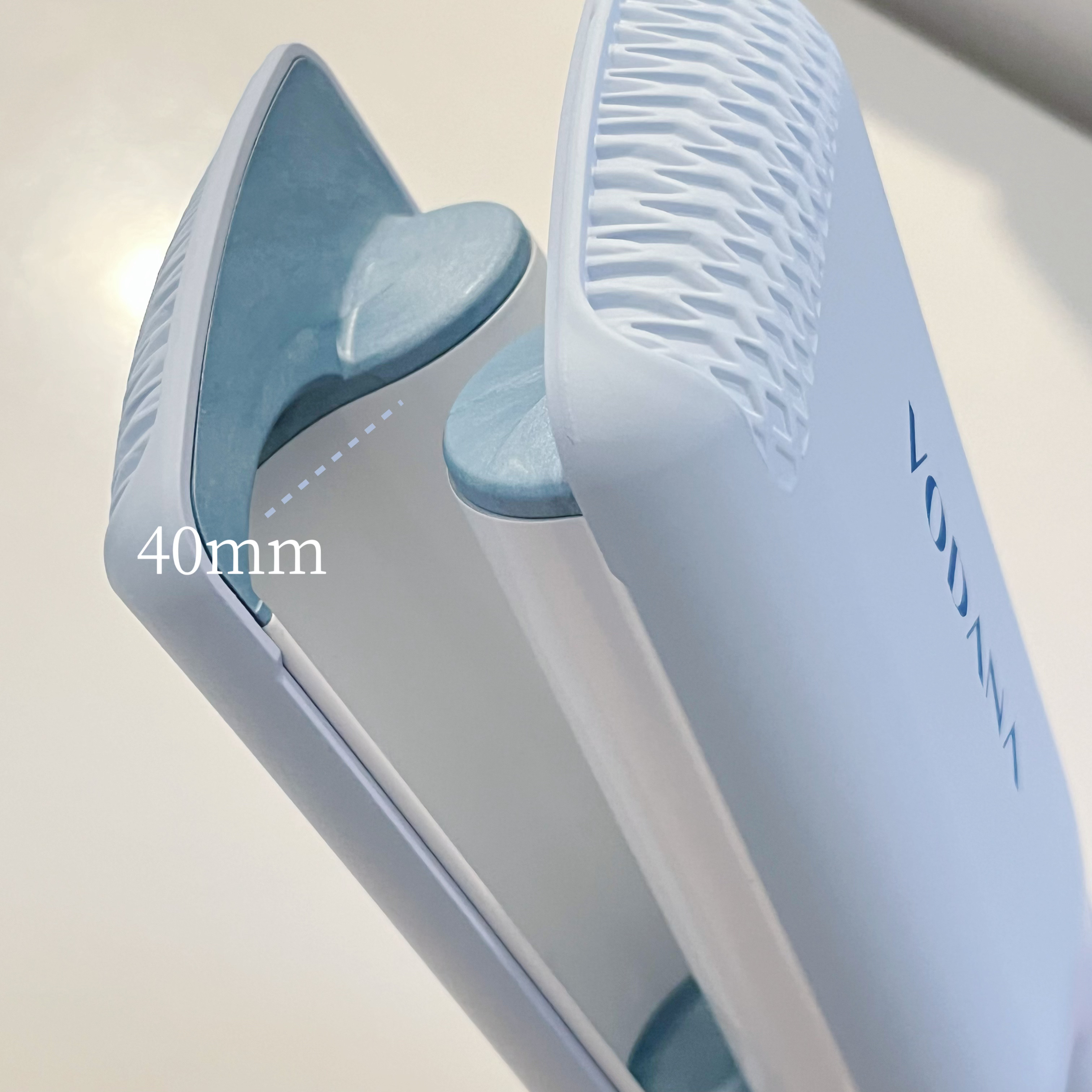 トリプルフローウェーブアイロン 32mm/40mm クリーミーブルー 40mm/VODANA (ボダナ)/カールアイロンを使ったクチコミ（2枚目）