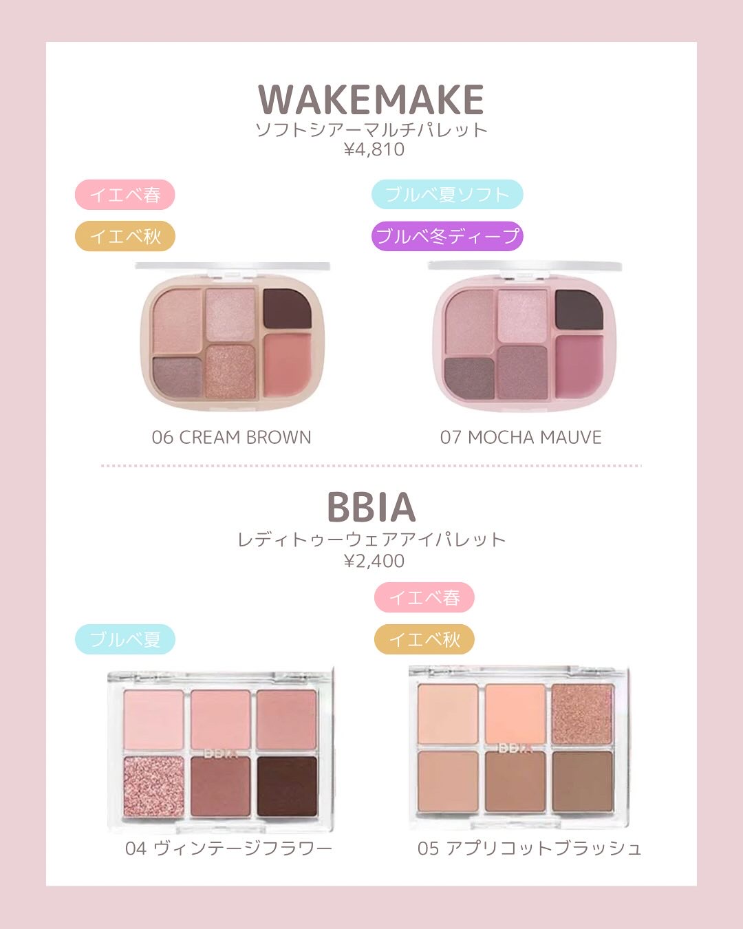 ベターミーアイパレット 08 ピンクブーム/2aN/マルチパレットを使ったクチコミ（3枚目）