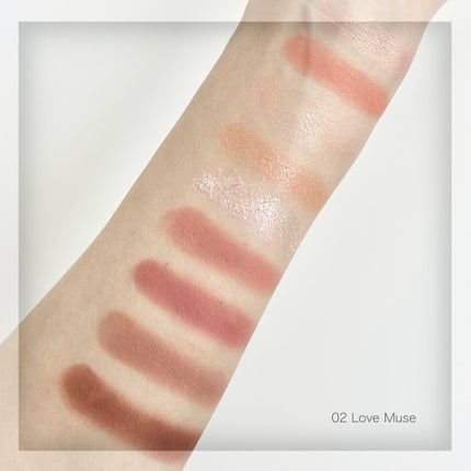 KEYBO FALL IN LOVE SHADOW PALETTE/keybo/アイシャドウパレットを使ったクチコミ(5枚目)