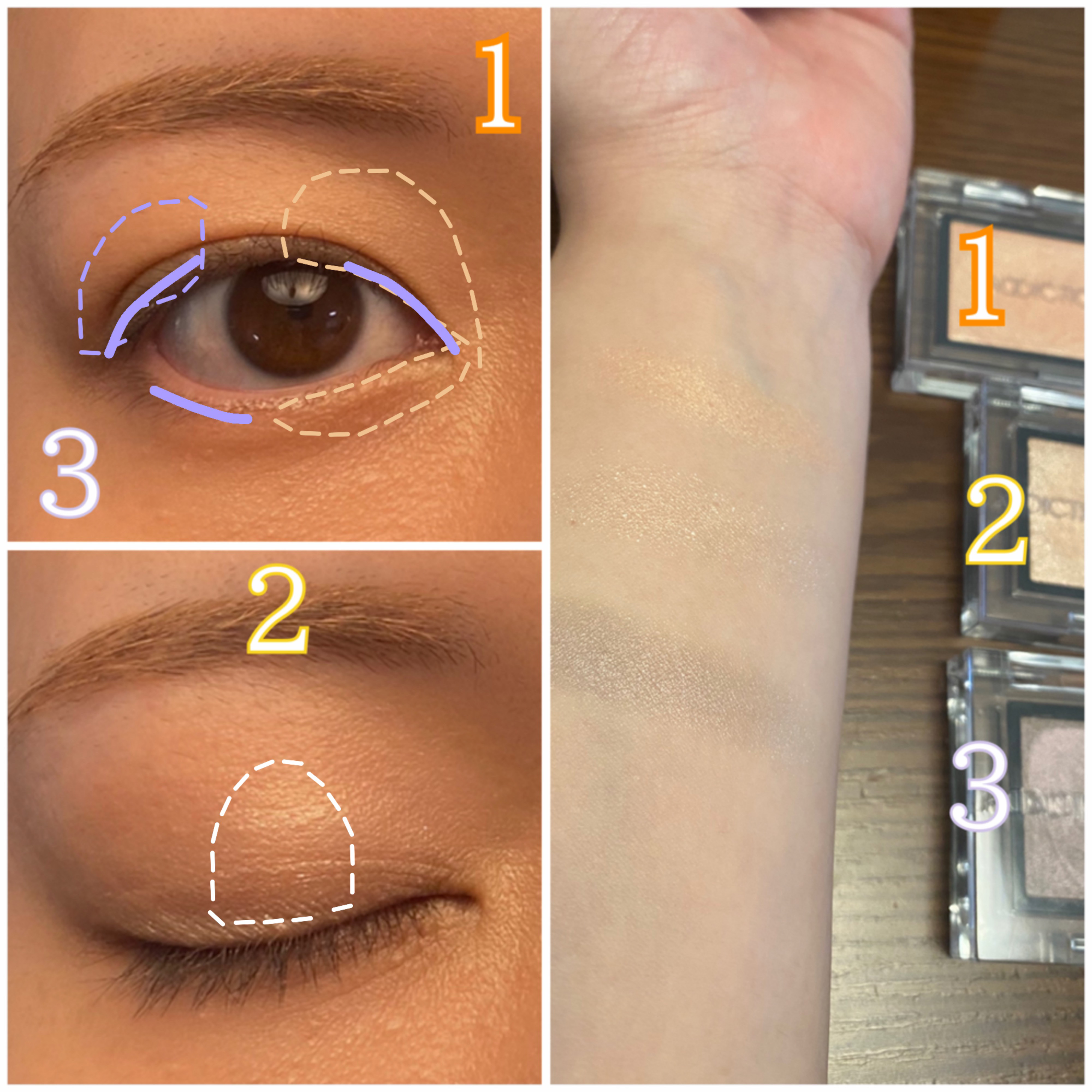 アディクション ザ アイシャドウ パール/ADDICTION/単色アイシャドウを使ったクチコミ（3枚目）