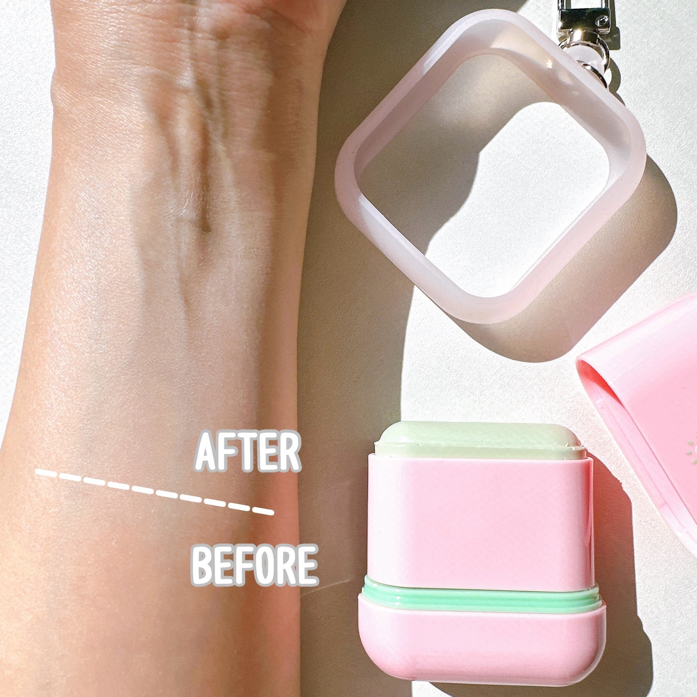 あいフォロバ100% on LIPS 「・紫外線カット、プライマー、パウダーまでマルチなサンスティック..」(2枚目)