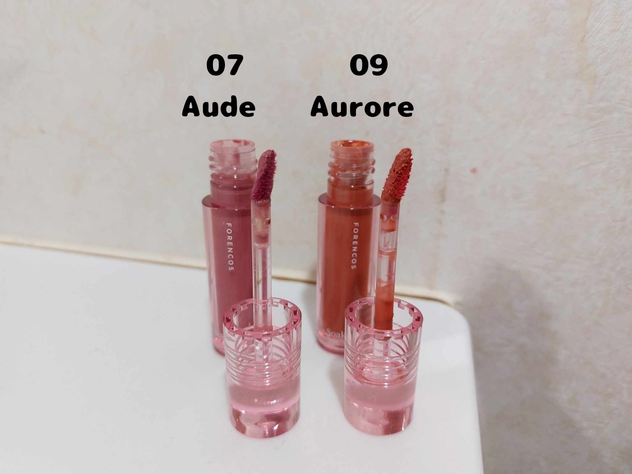 Soak Tattoo Tint/フォレンコス/リップグロスを使ったクチコミ（2枚目）