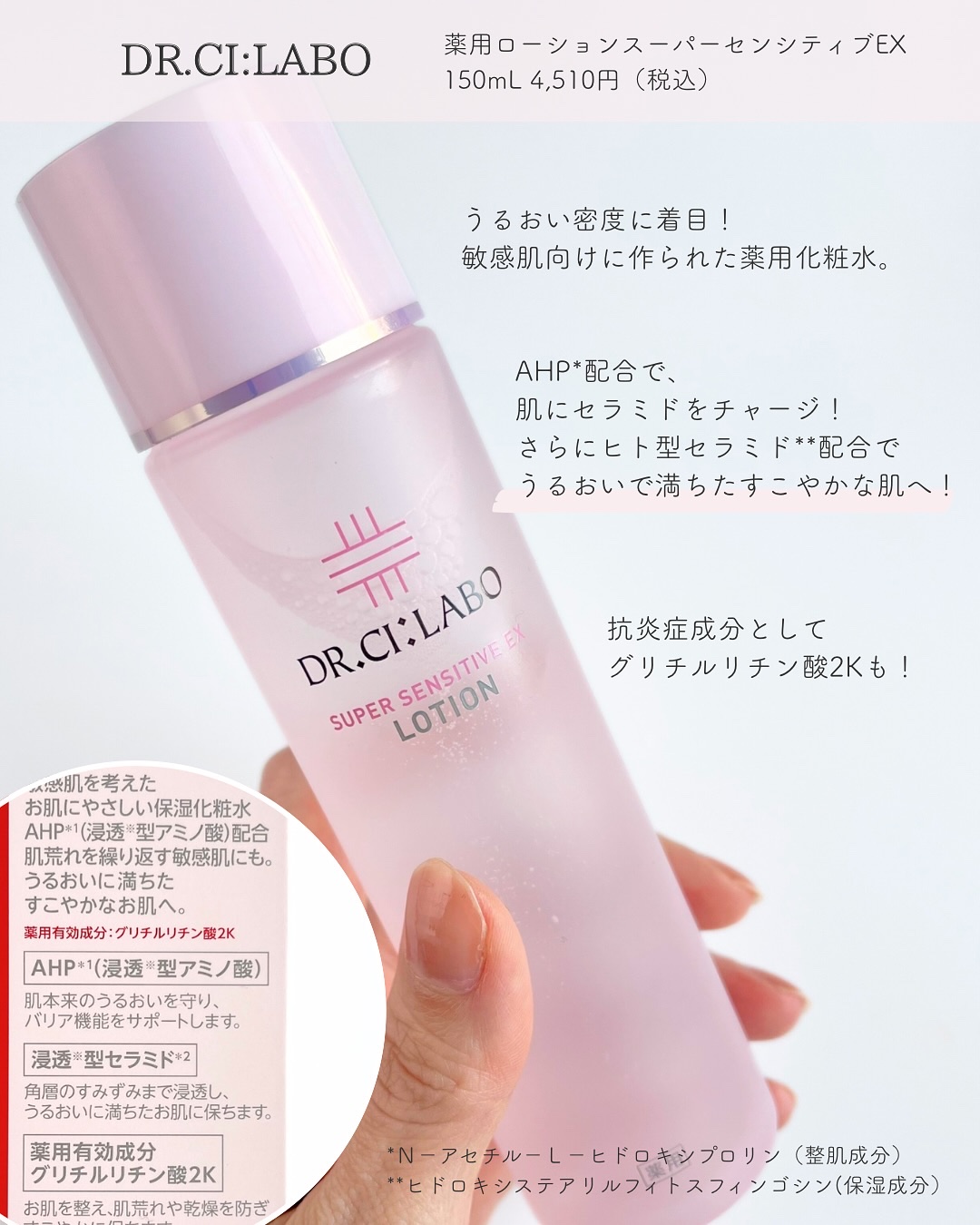 薬用ローション センシティブEX/ドクターシーラボⓇ/化粧水を使ったクチコミ（2枚目）