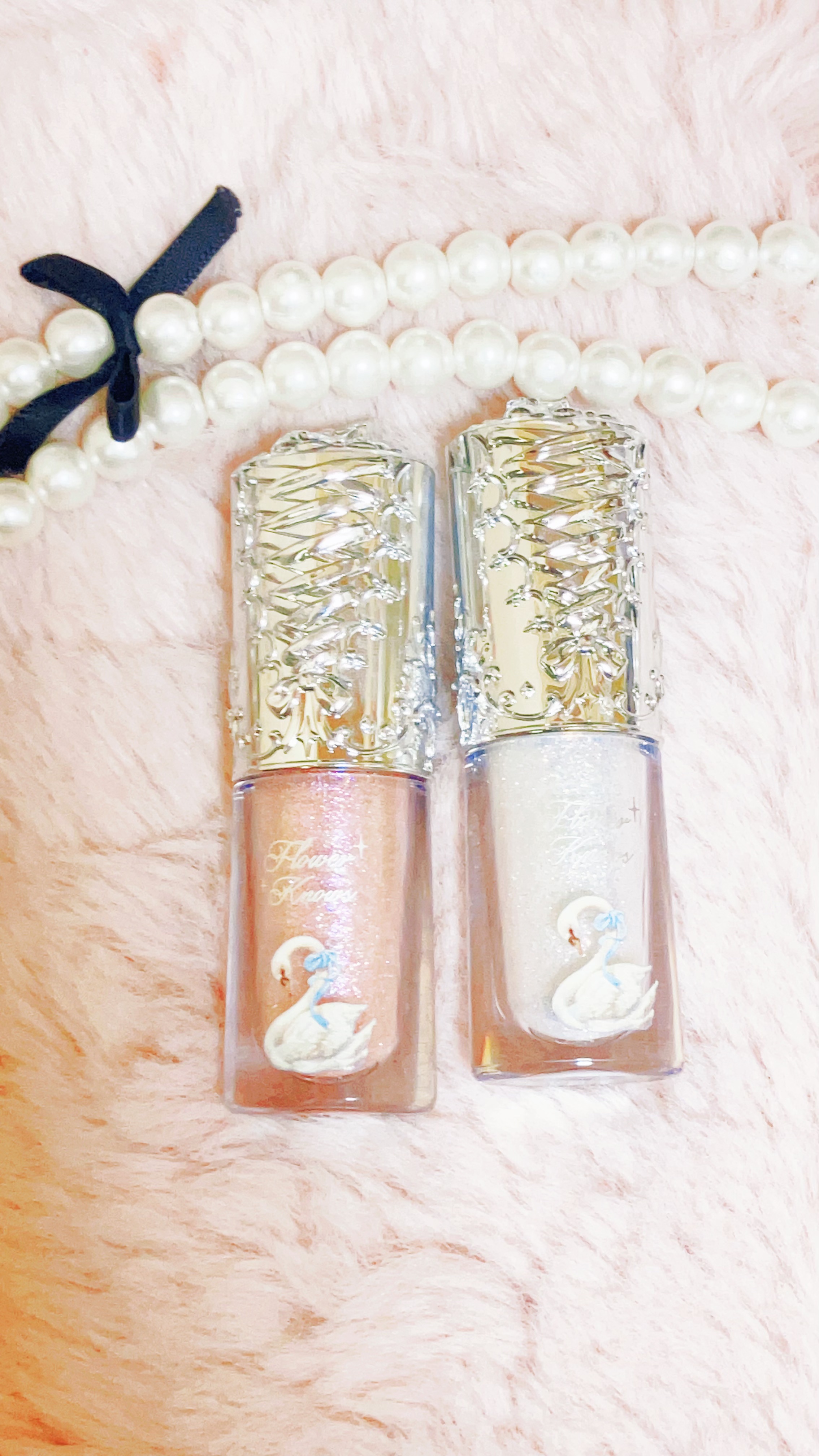 フラワーノーズ スワンバレエシリーズ リキッドアイシャドウ/FlowerKnows/リキッドアイシャドウを使ったクチコミ（1枚目）