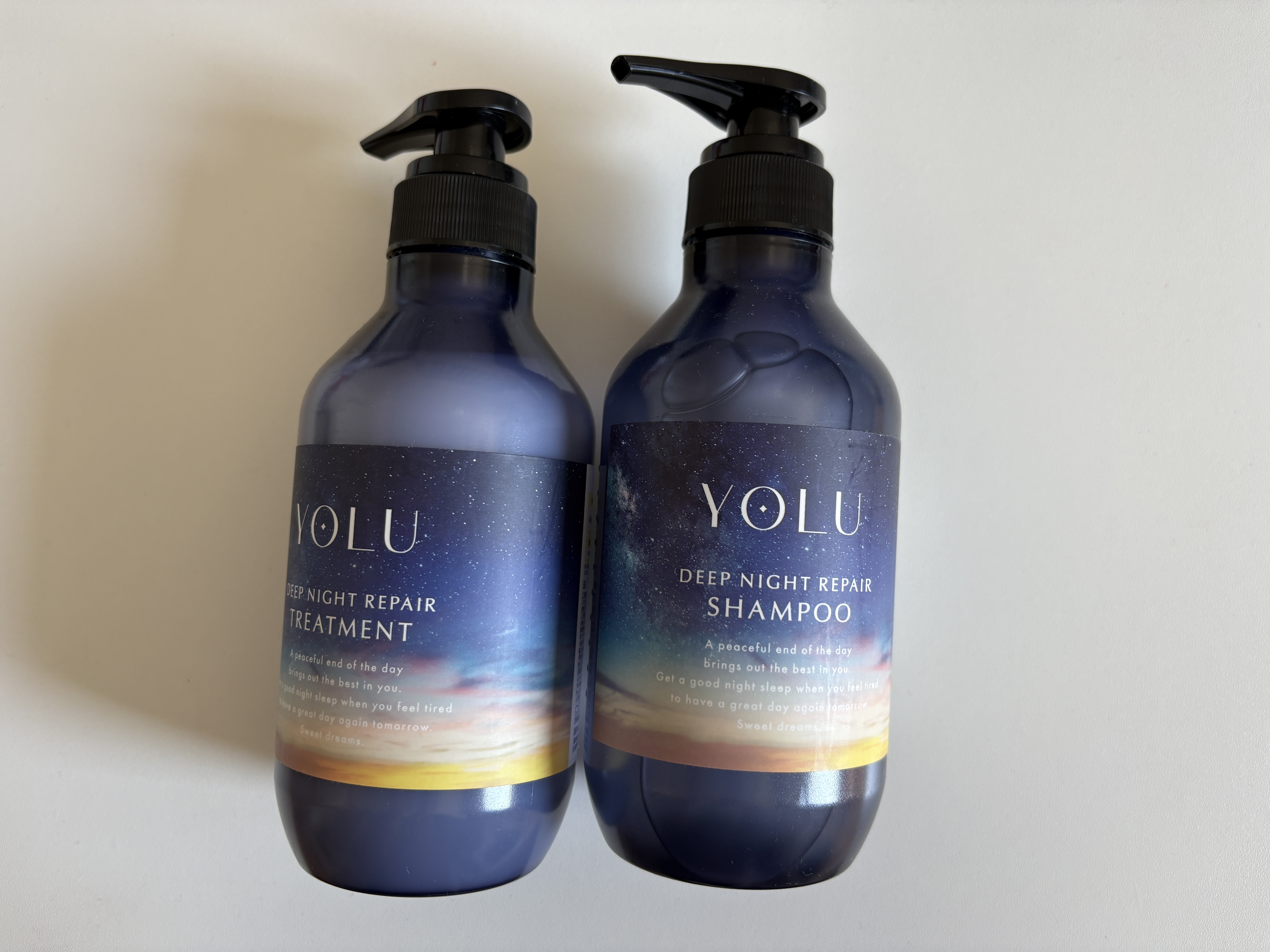 ディープナイトリペアシャンプー／トリートメント/YOLU/シャンプー・コンディショナーを使ったクチコミ（1枚目）