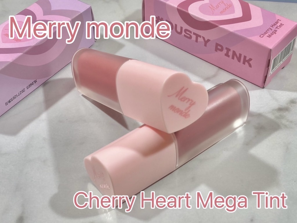 チェリーハート メガティント/Merrymonde/リップティントを使ったクチコミ（1枚目）