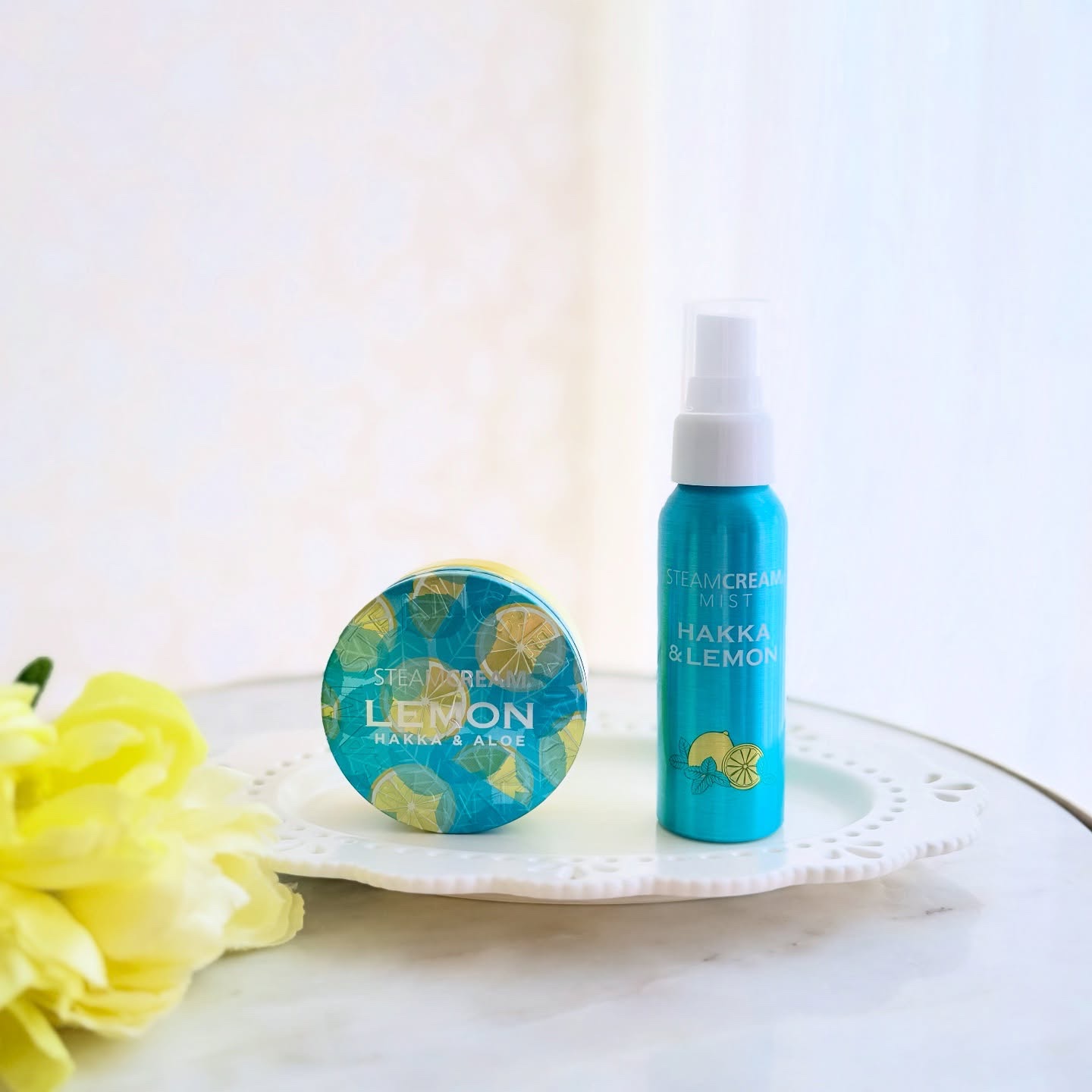 スチームクリーム ハッカ＆アロエ レモン/STEAMCREAM/ボディクリームを使ったクチコミ（1枚目）