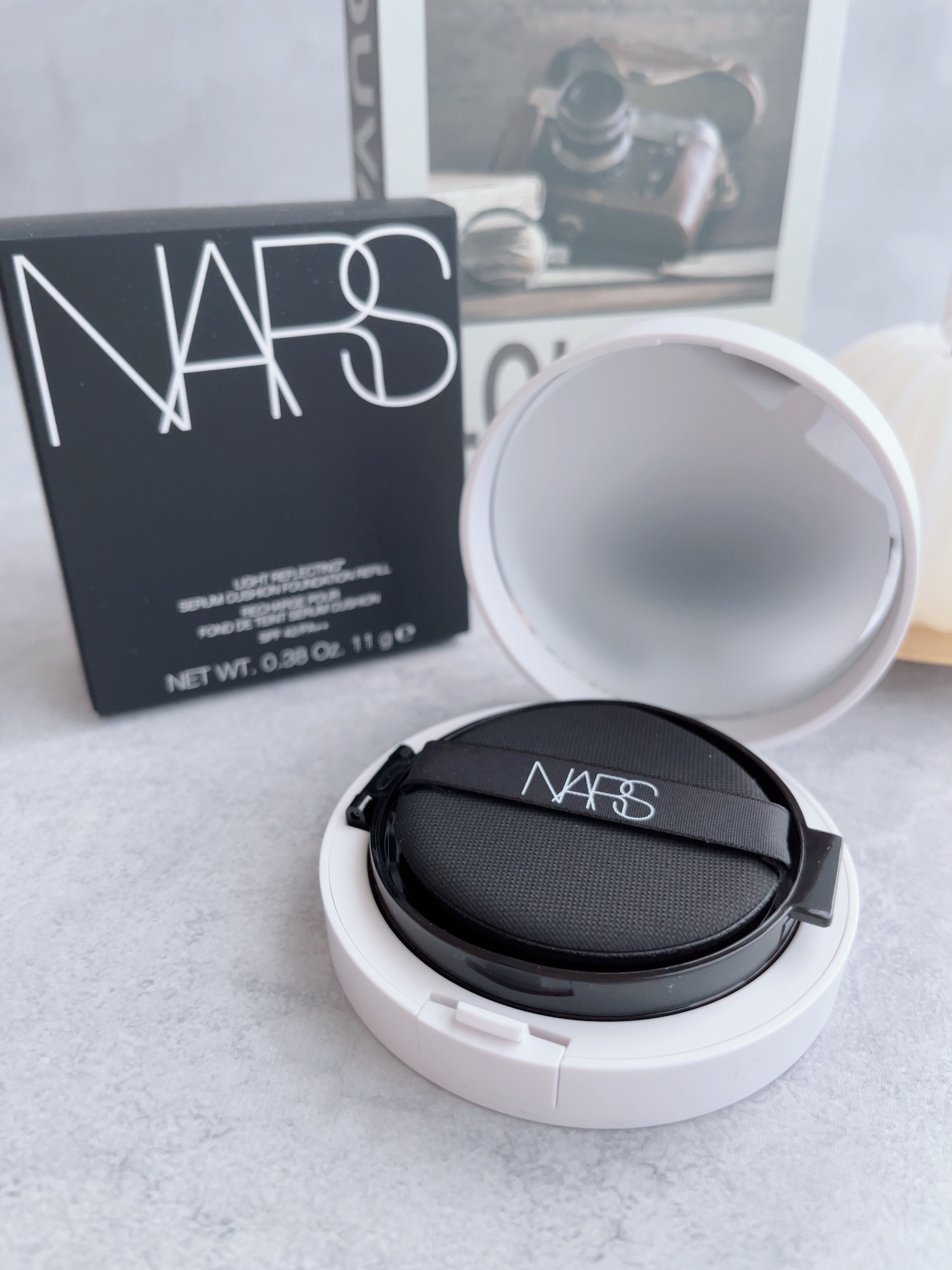 NARS ライトリフレクティング セラムクッション ファンデーション/NARS/クッションファンデーションを使ったクチコミ（3枚目）