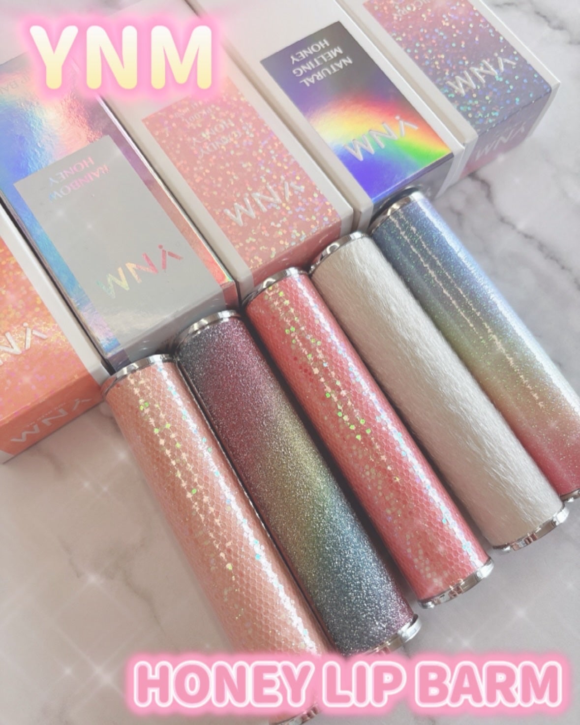 YNM レインボーハニーリップバーム/YNM/リップバームを使ったクチコミ(1枚目)