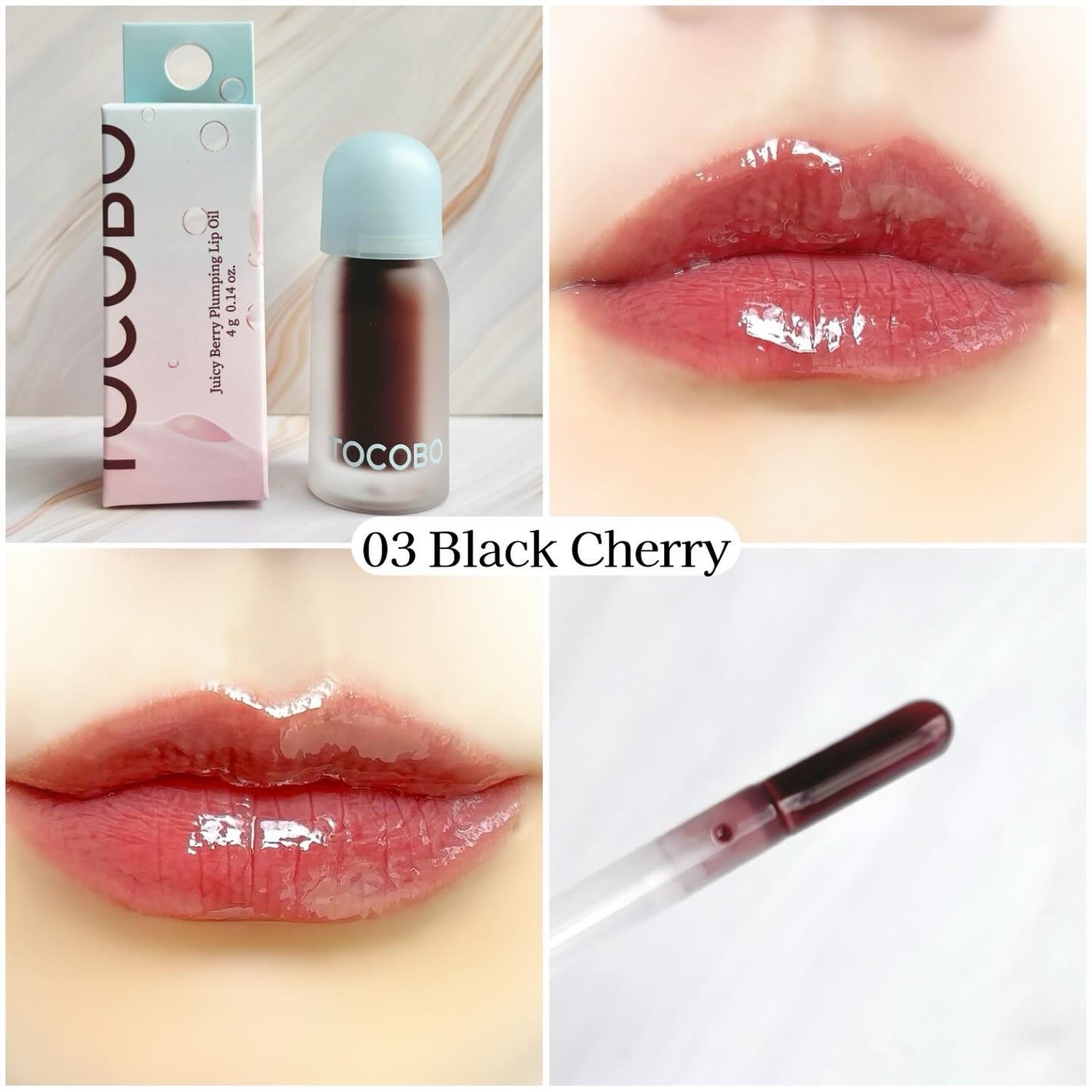 ジューシーベリープランピングリップオイル/TOCOBO/リップグロスを使ったクチコミ(6枚目)