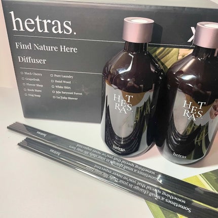プレミアムディフューザー/hetras/ルームフレグランスを使ったクチコミ(2枚目)