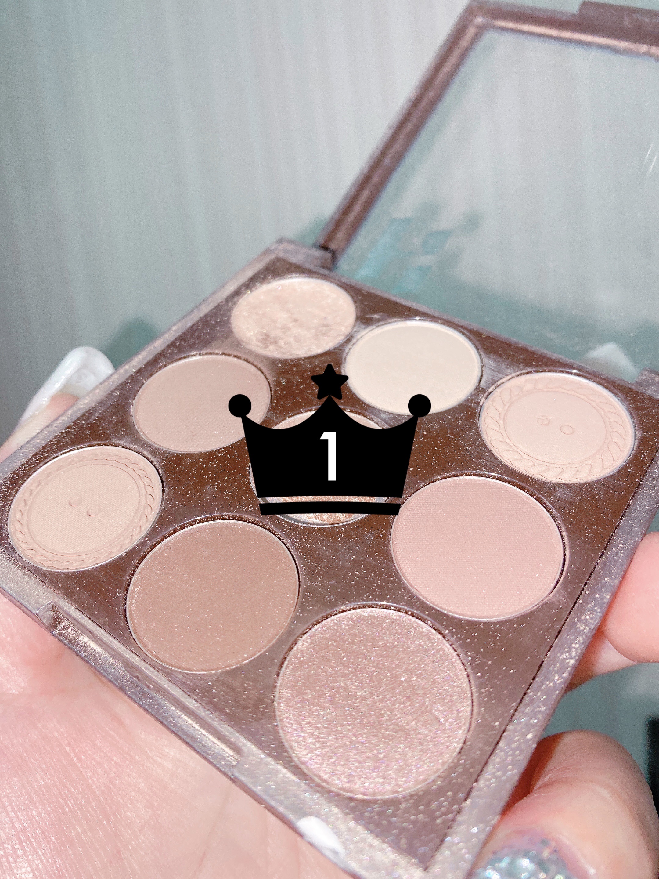 マイフェイブムードアイパレット 9カラー/HOLIKA HOLIKA/アイシャドウパレットを使ったクチコミ（1枚目）