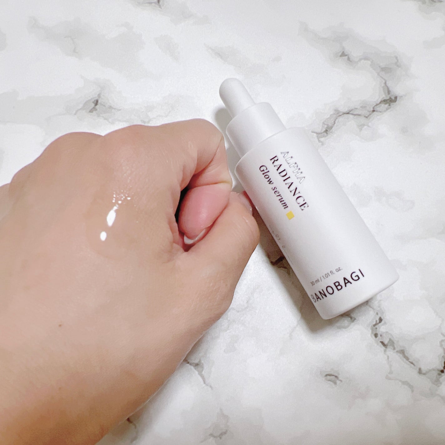 アルファラディアンスグローセラム/BANOBAGI/美容液を使ったクチコミ(2枚目)