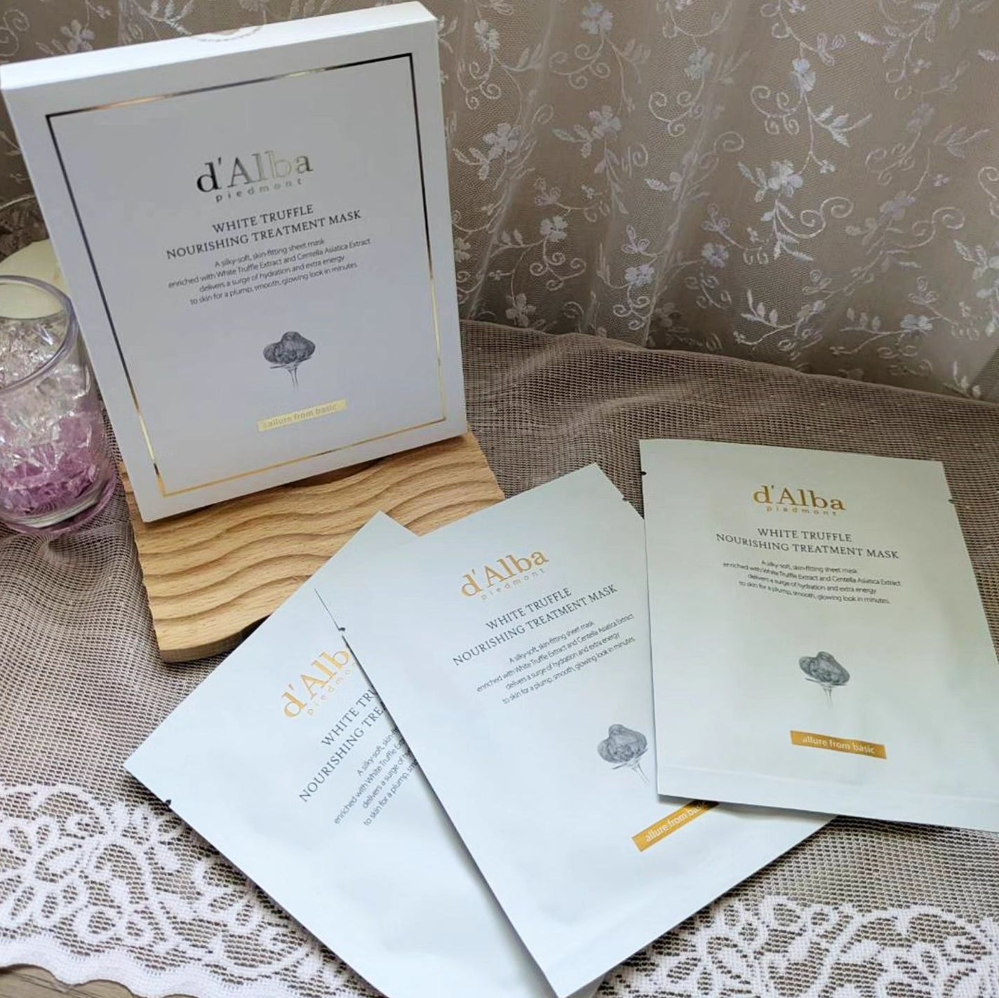 ホワイトトリュフナリシングトリートメントマスク/ダルバ/シートマスク・パックを使ったクチコミ(1枚目)