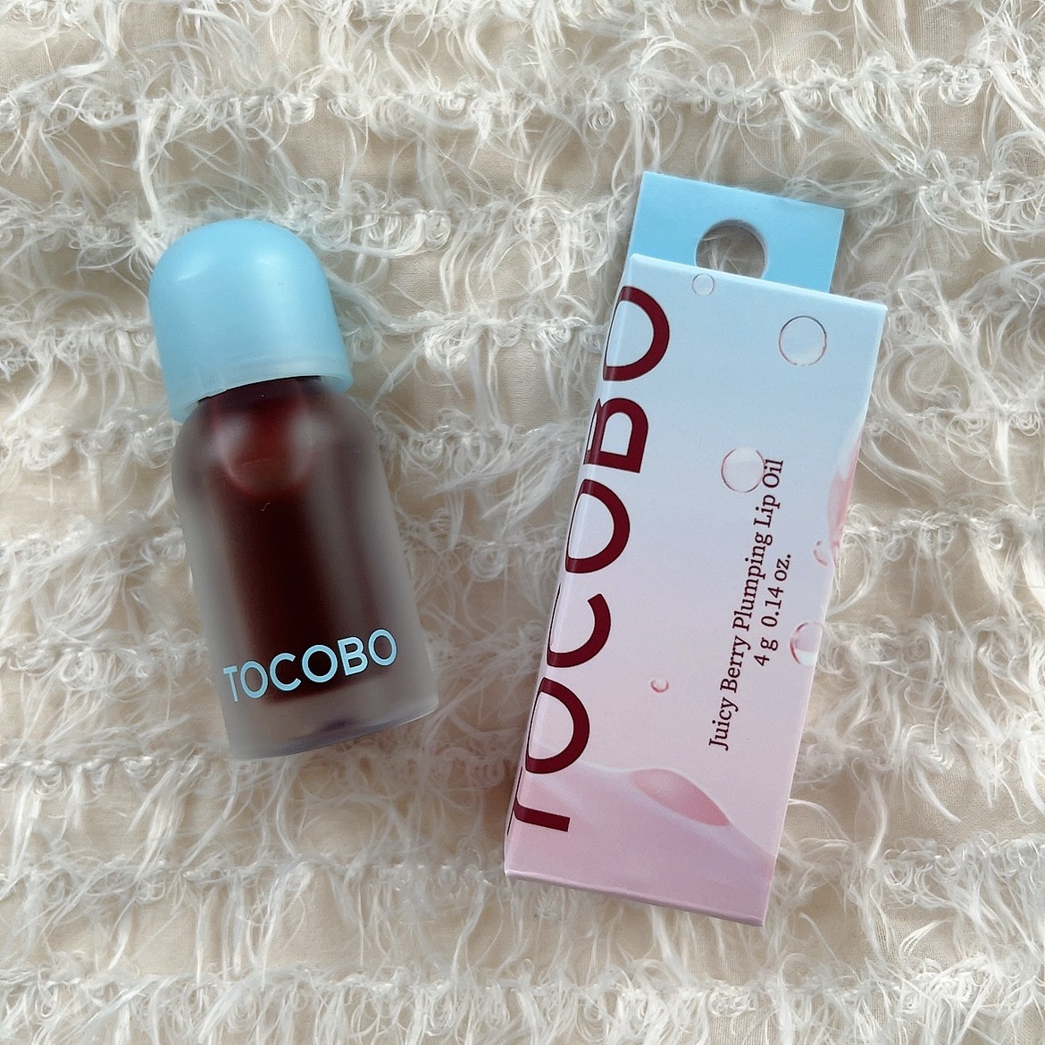 ジューシーベリープランピングリップオイル/TOCOBO/リップグロスを使ったクチコミ（2枚目）