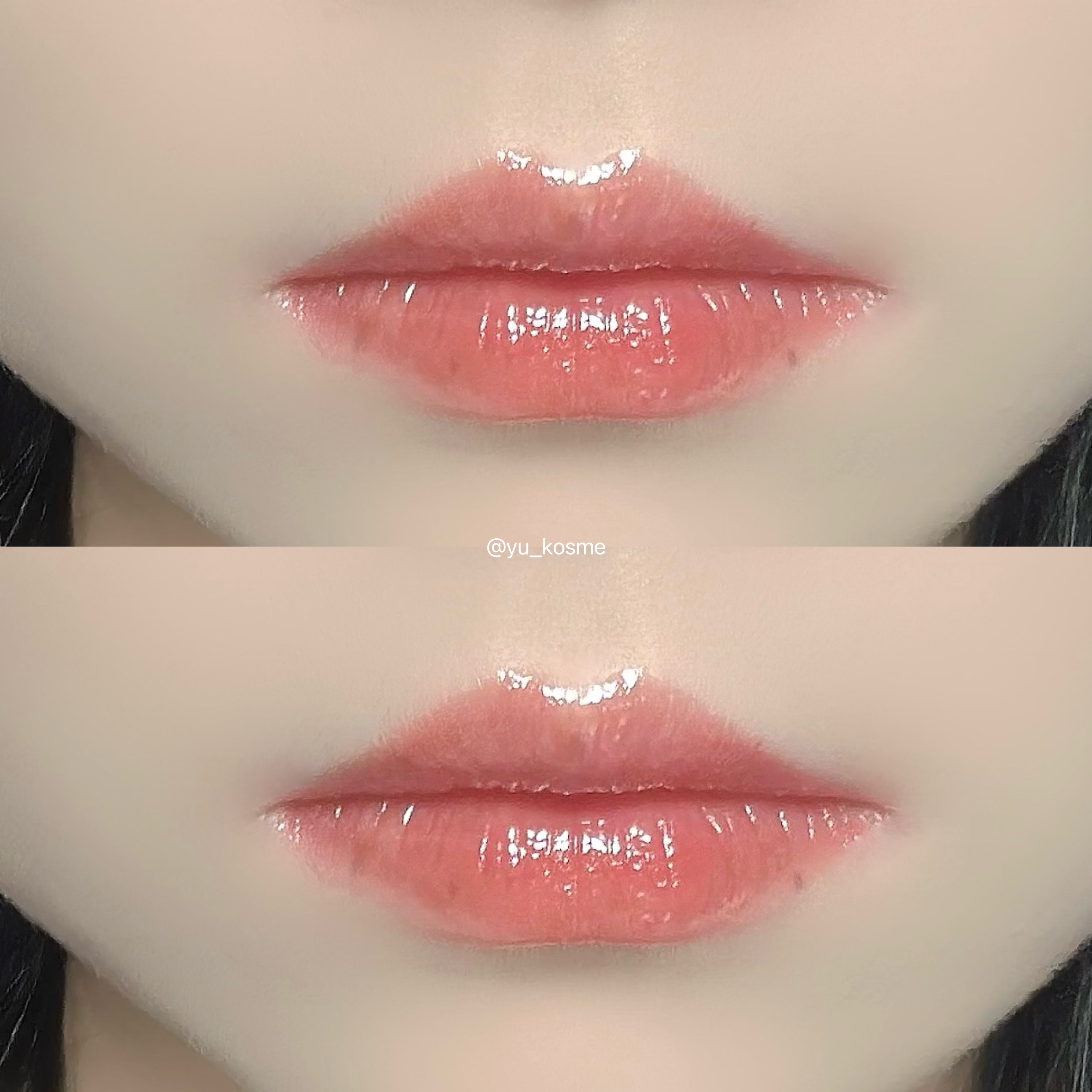 ムードインハンサーウォーターリキッドグロウ/hince/口紅を使ったクチコミ（3枚目）