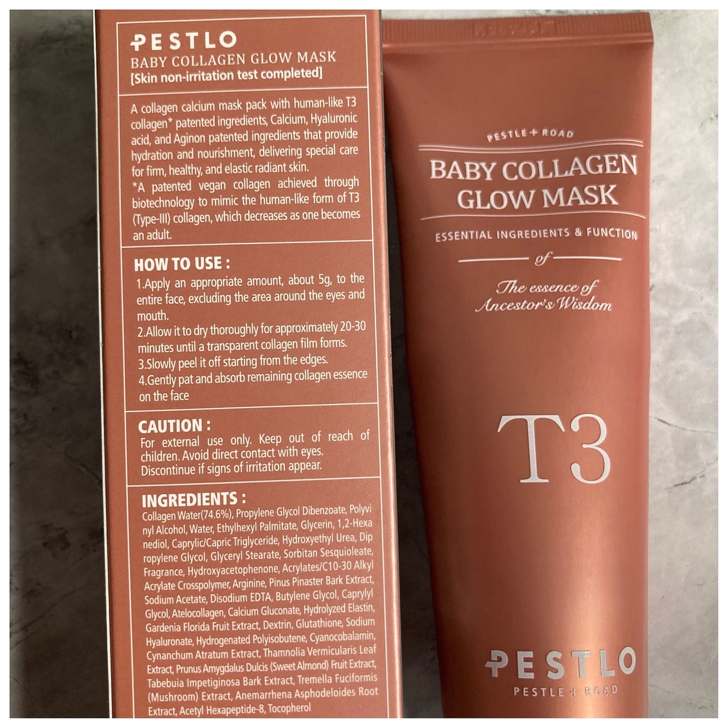 BABY COLLAGEN GLOW MASK/PESTLO/シートマスク・パックを使ったクチコミ(2枚目)