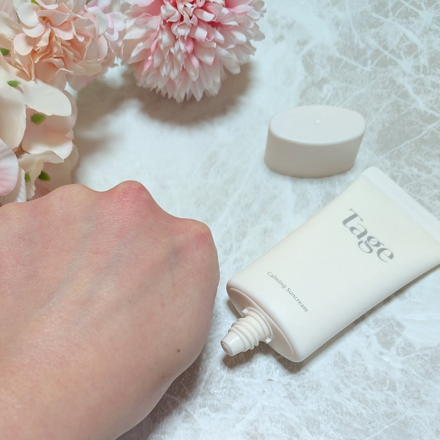 Calming Suncream In Cyprest/Tage/日焼け止めクリームを使ったクチコミ(4枚目)