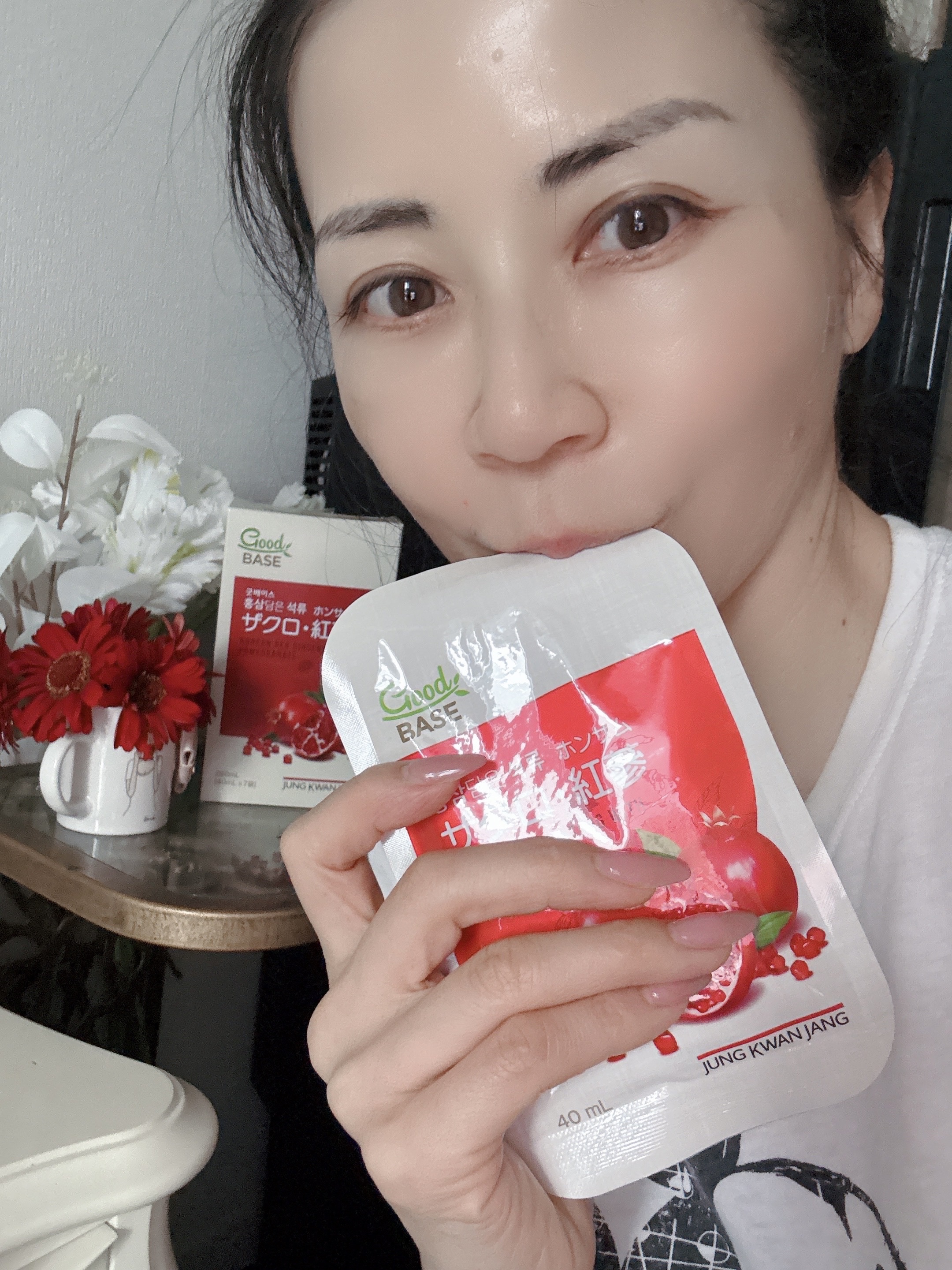 ザクロホンサム/正官庄/美容ドリンクを使ったクチコミ（3枚目）