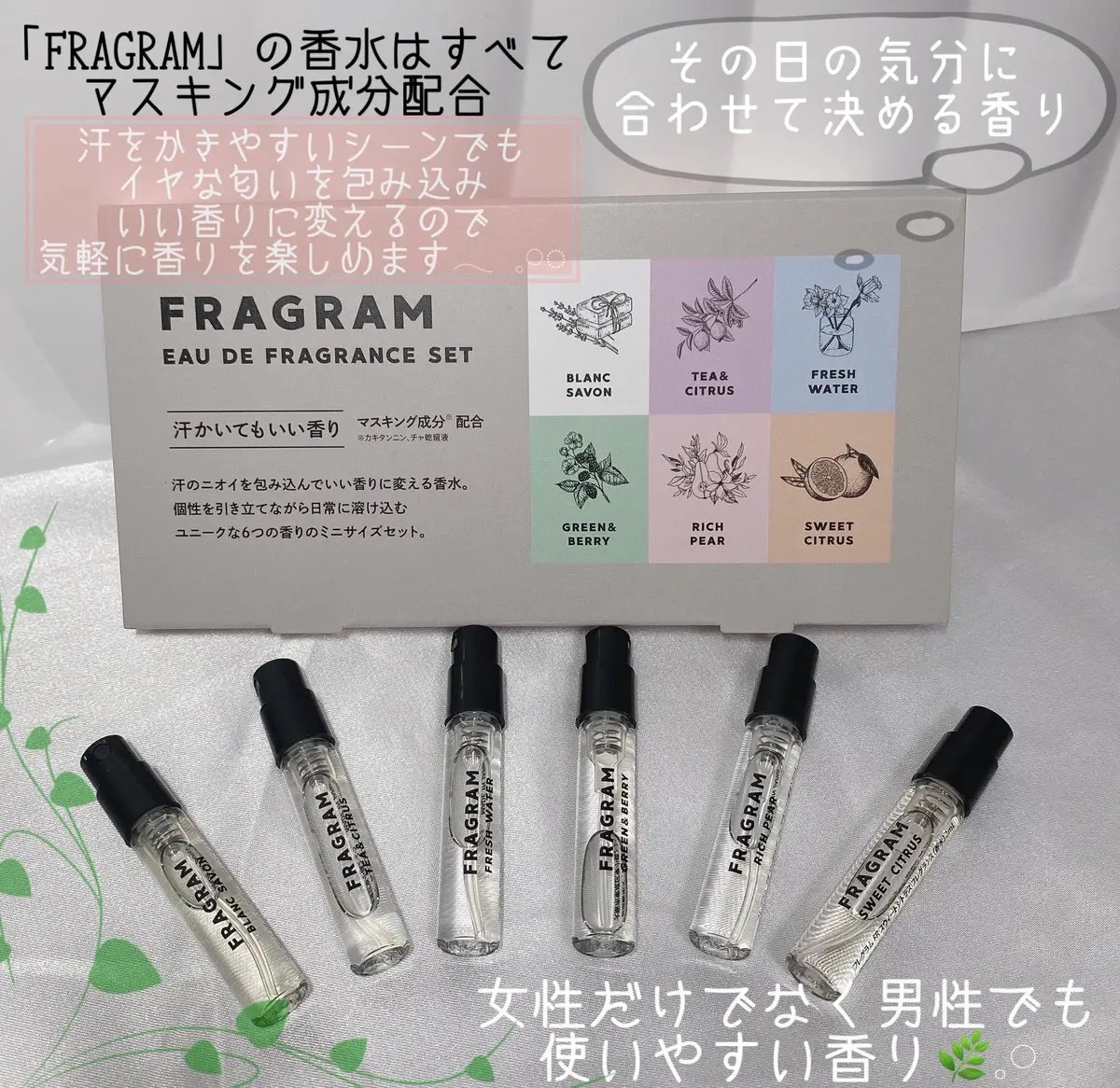 FR フレグランス ミニセット/FRAGRAM/その他キットセットを使ったクチコミ（2枚目）